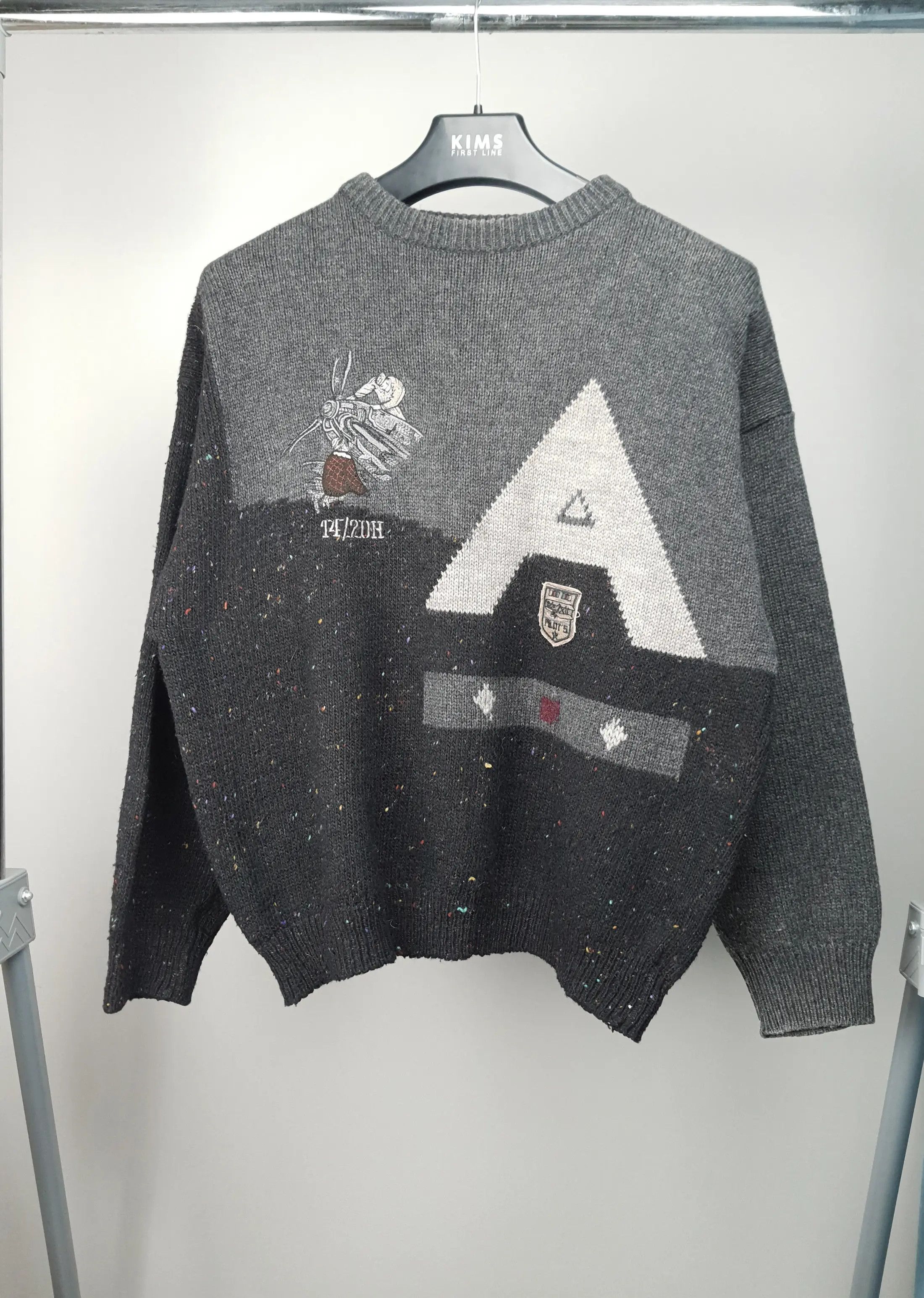 Aviator Nation 1980's Amirican Vintage US Air Force Wool Knitted Sweater Size US M / EU 48-50 / 2 - 1 Thumbnail