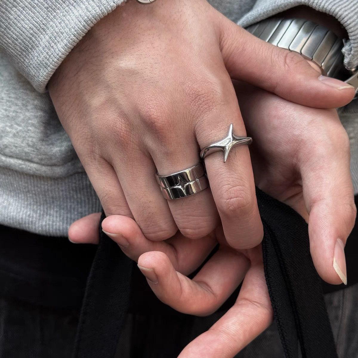 Japanese Brand × Vintage Retro punk rings Size ONE SIZE - 1 Thumbnail