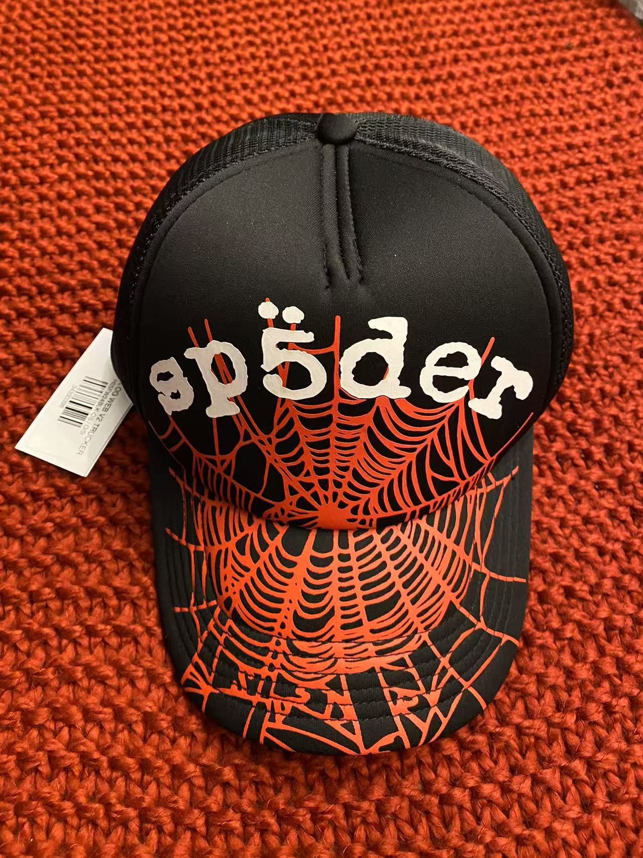 Sp5der SP5DER OG Web V2 Trucker Hat Size ONE SIZE - 1 Thumbnail