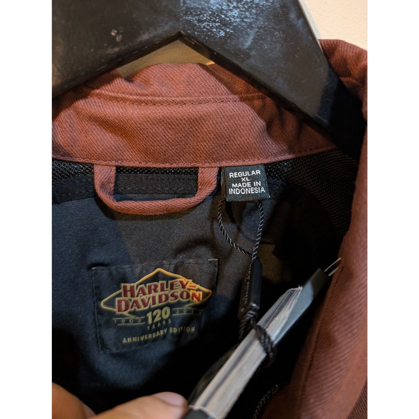 Harley Davidson Harley Davidson Anniversary Red Logo Riding Jacket Sz XL Size US XL / EU 56 / 4 - 5 Thumbnail