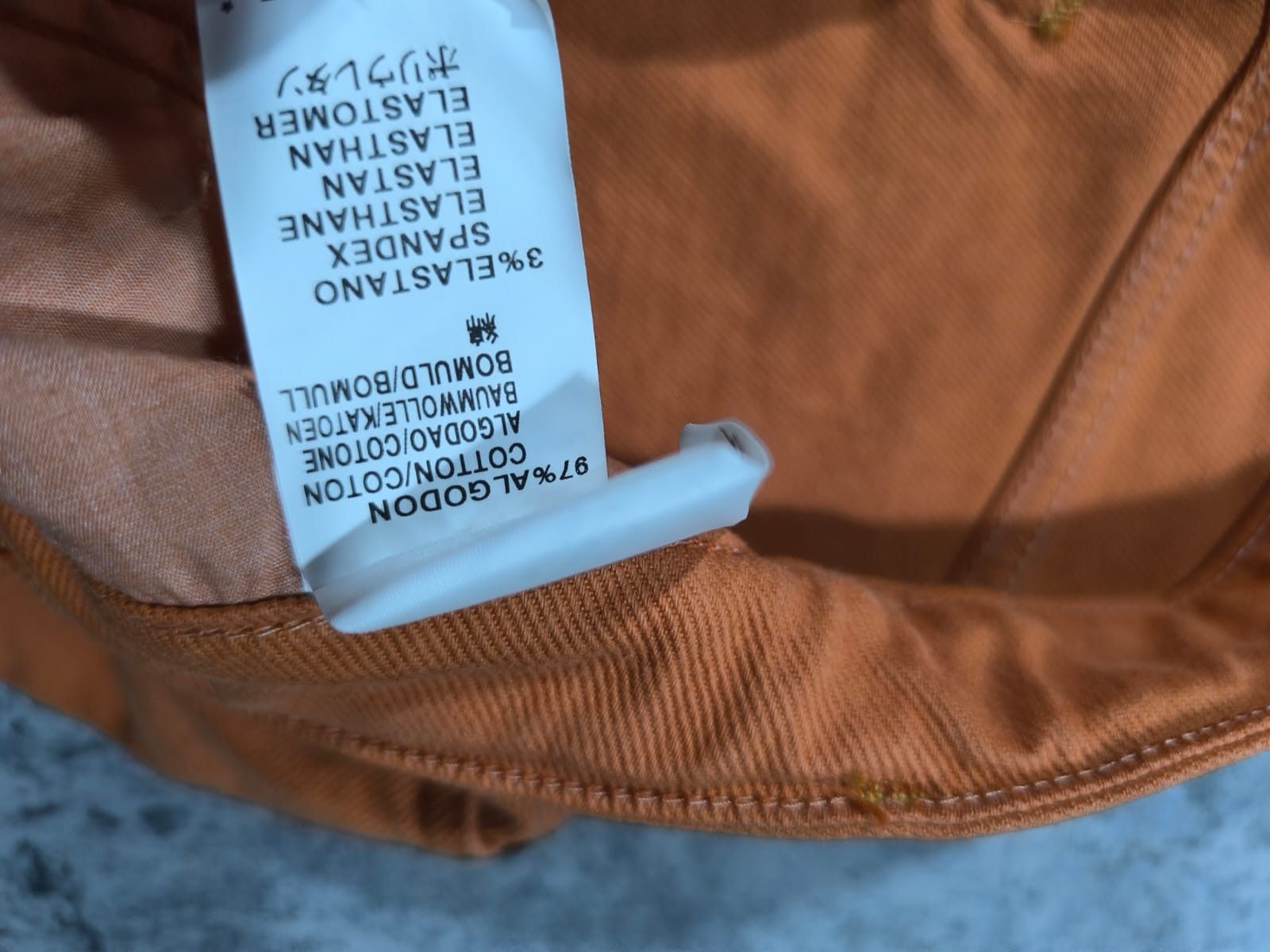 Other Vtg Lois Spain BellBottoms Orange Super Flared Rare 90s Size 27" / US 4 / IT 40 - 7 Thumbnail