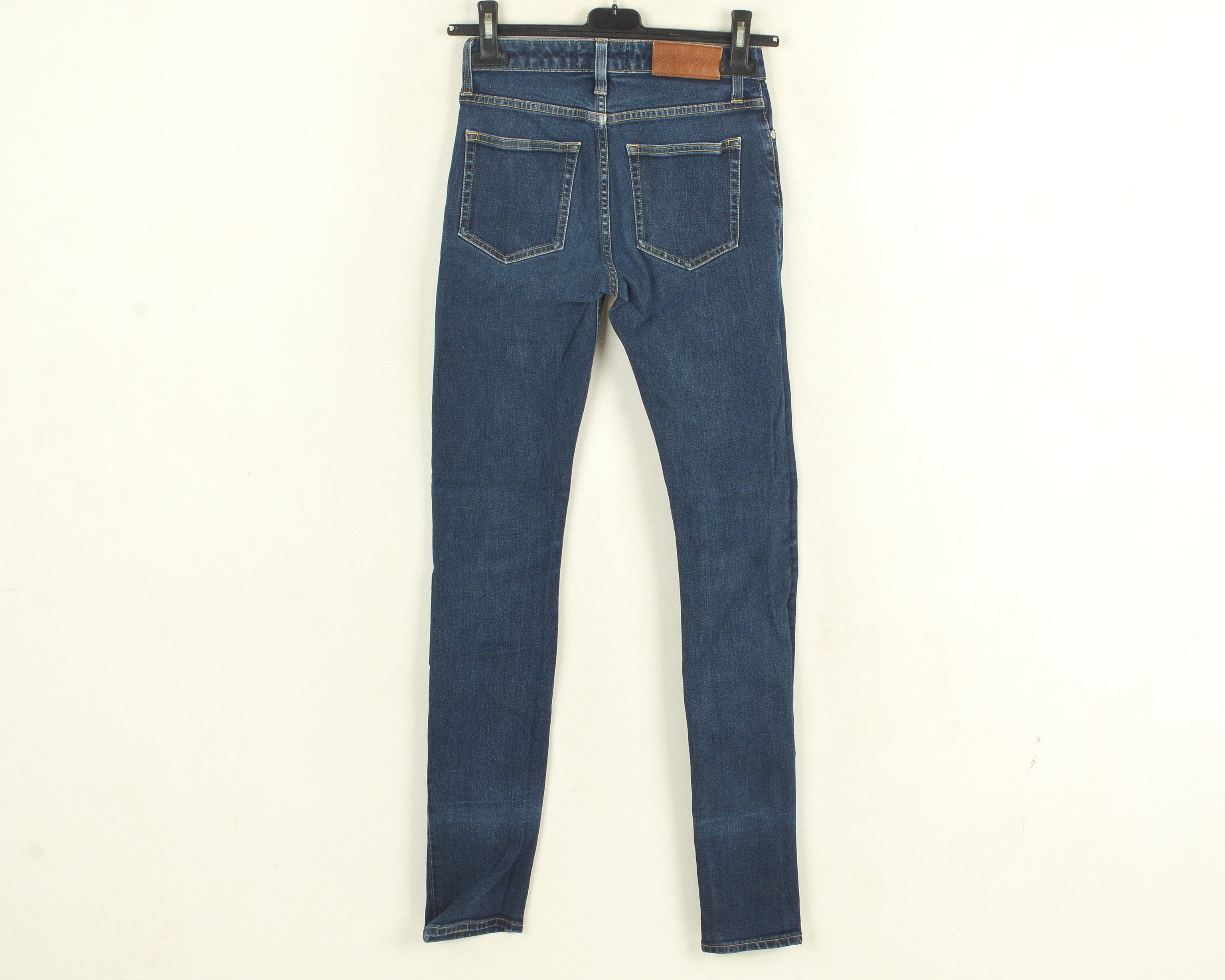 Acne Studios FLEX S Jeans Women W25 L32 Slim Denim Blue Stretch Skinny Size 25" / US 0 / IT 36 - 3 Thumbnail