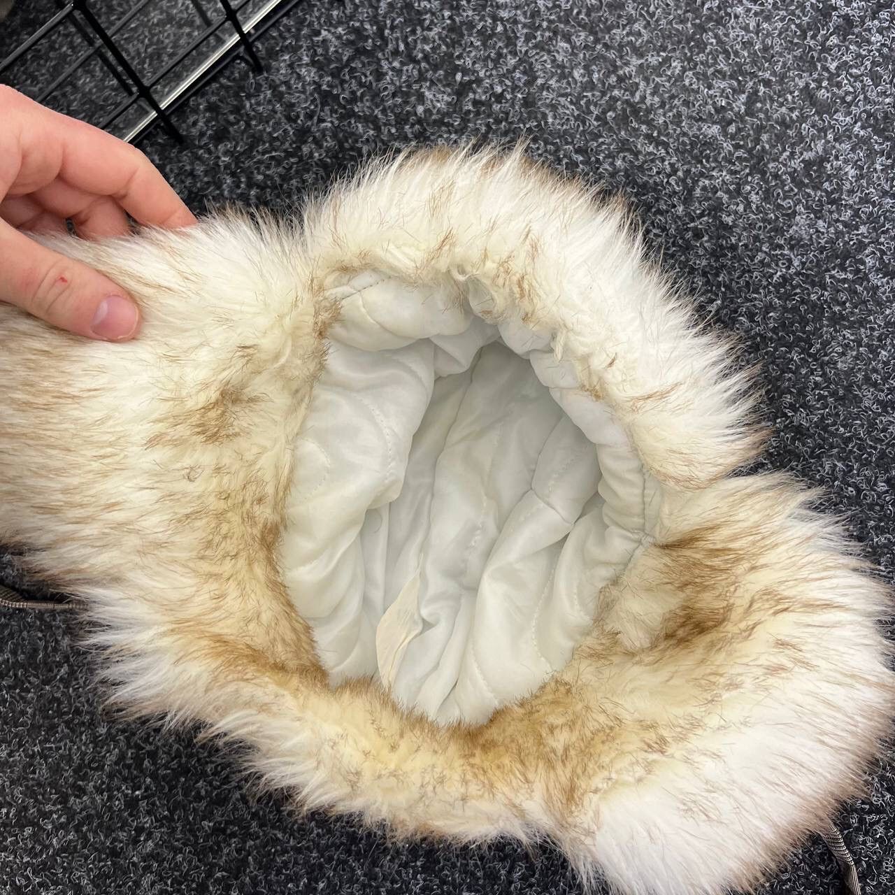 Japanese Brand Y2k Tapper Fury Faur Nylon Ushanka Hat Crazy Punk Huge Size ONE SIZE - 5 Thumbnail