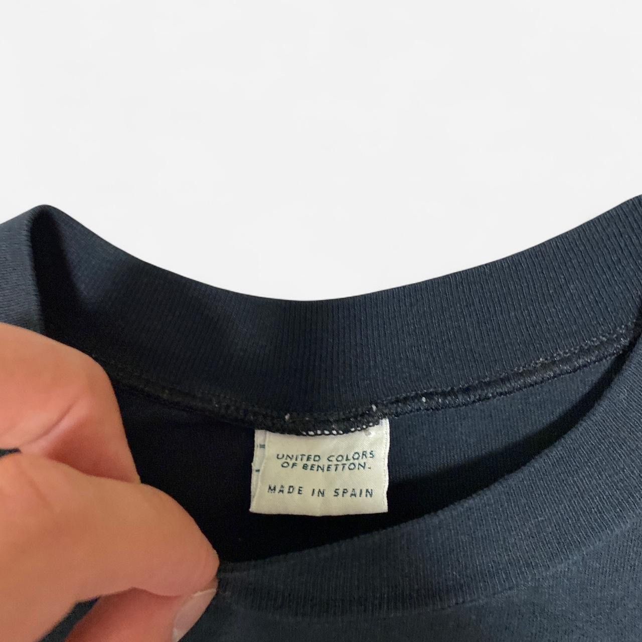 Other Vintage single stitch united colours of benetton black Tee Size US M / EU 48-50 / 2 - 3 Thumbnail