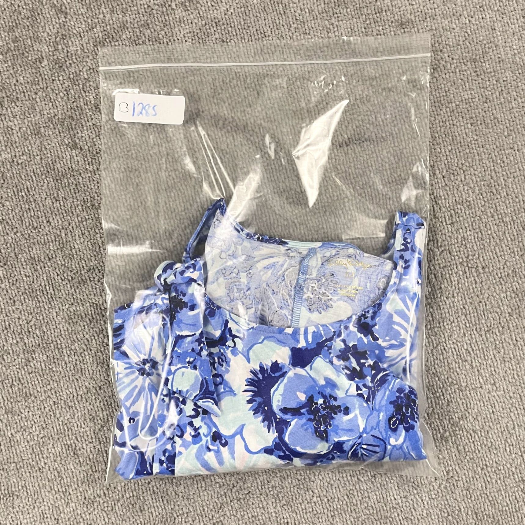 Lilly Pulitzer Lilly Pulitzer Luella Tank Dress Womens Medium Coastal Blue White Floral Preppy Size M / US 6-8 / IT 42-44 - 8 Thumbnail