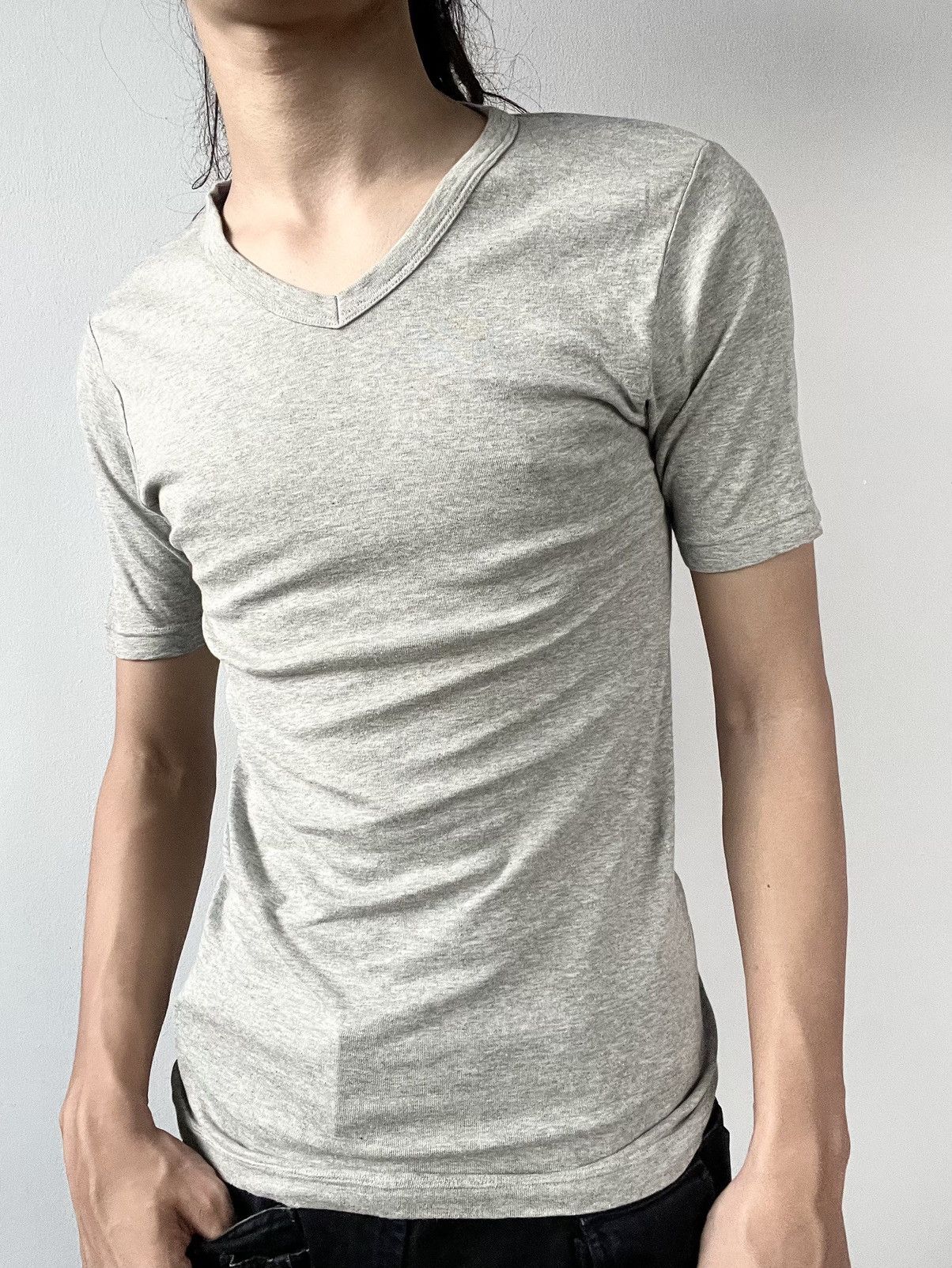 Helmut Lang Helmut Lang Grey Tee Size US M / EU 48-50 / 2 - 4 Thumbnail