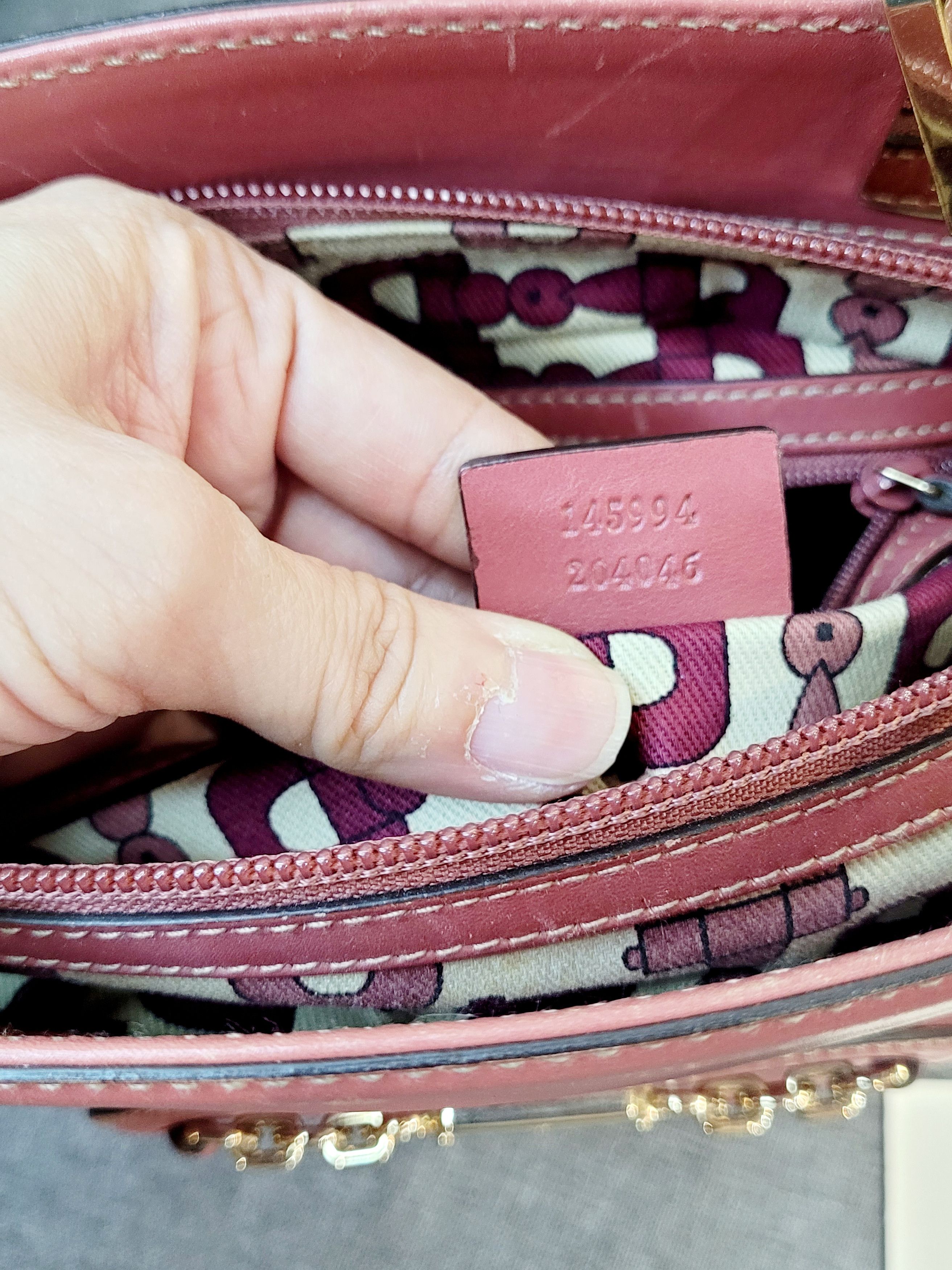Gucci Gucci GG Guccissima Punch Tote Handbag 145994 Size ONE SIZE - 10 Thumbnail