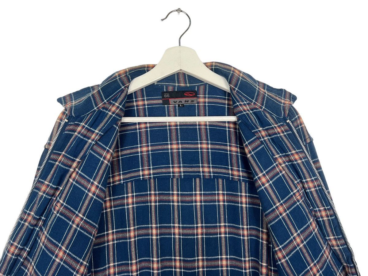 Vans 🔥90s VINTAGE VANS CHECK ZIPPER SHIRT JACKET Size US L / EU 52-54 / 3 - 11 Thumbnail