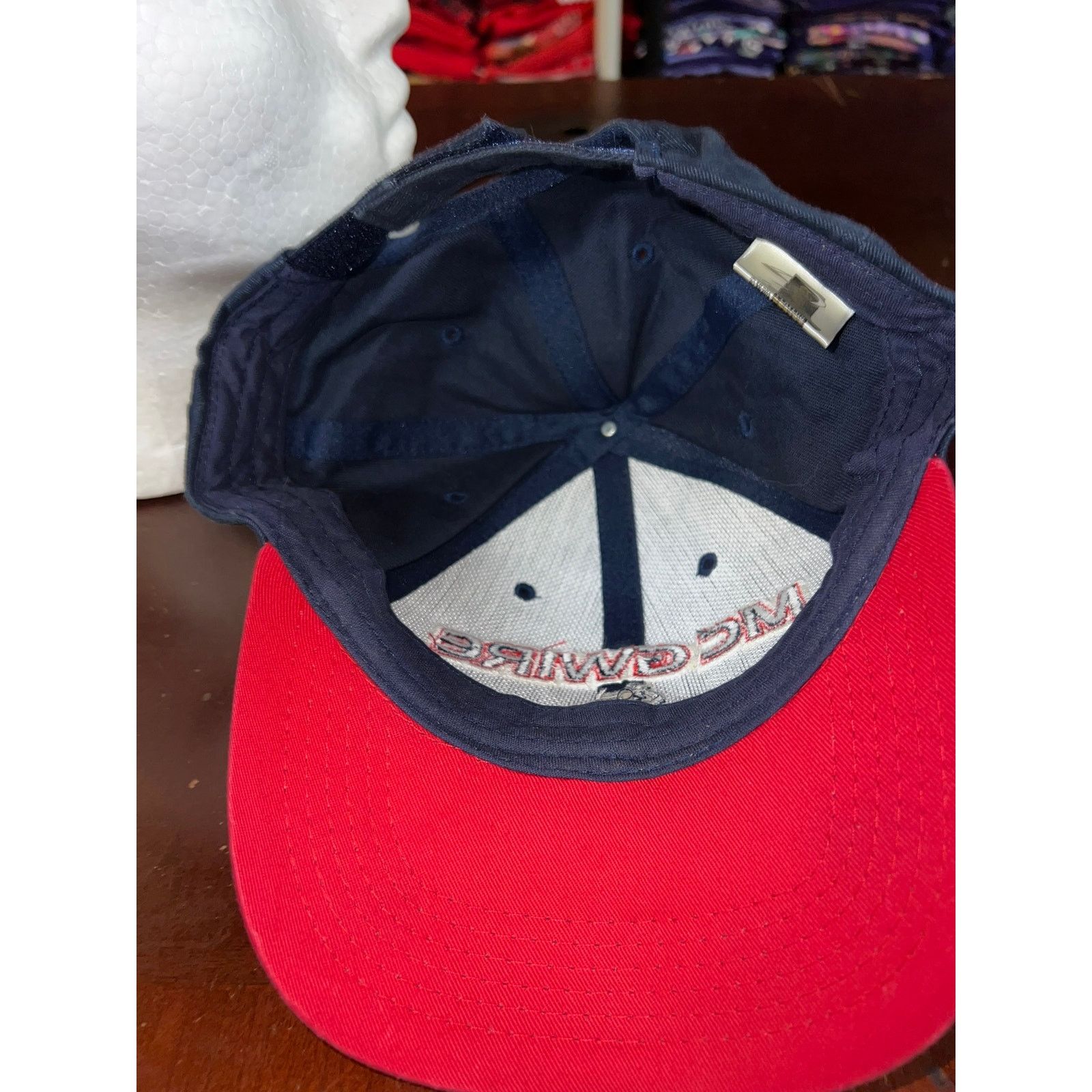 MLB Mark McGwire Hat St. Louis Cardinals Blue Baseball Cap Size ONE SIZE - 6 Thumbnail