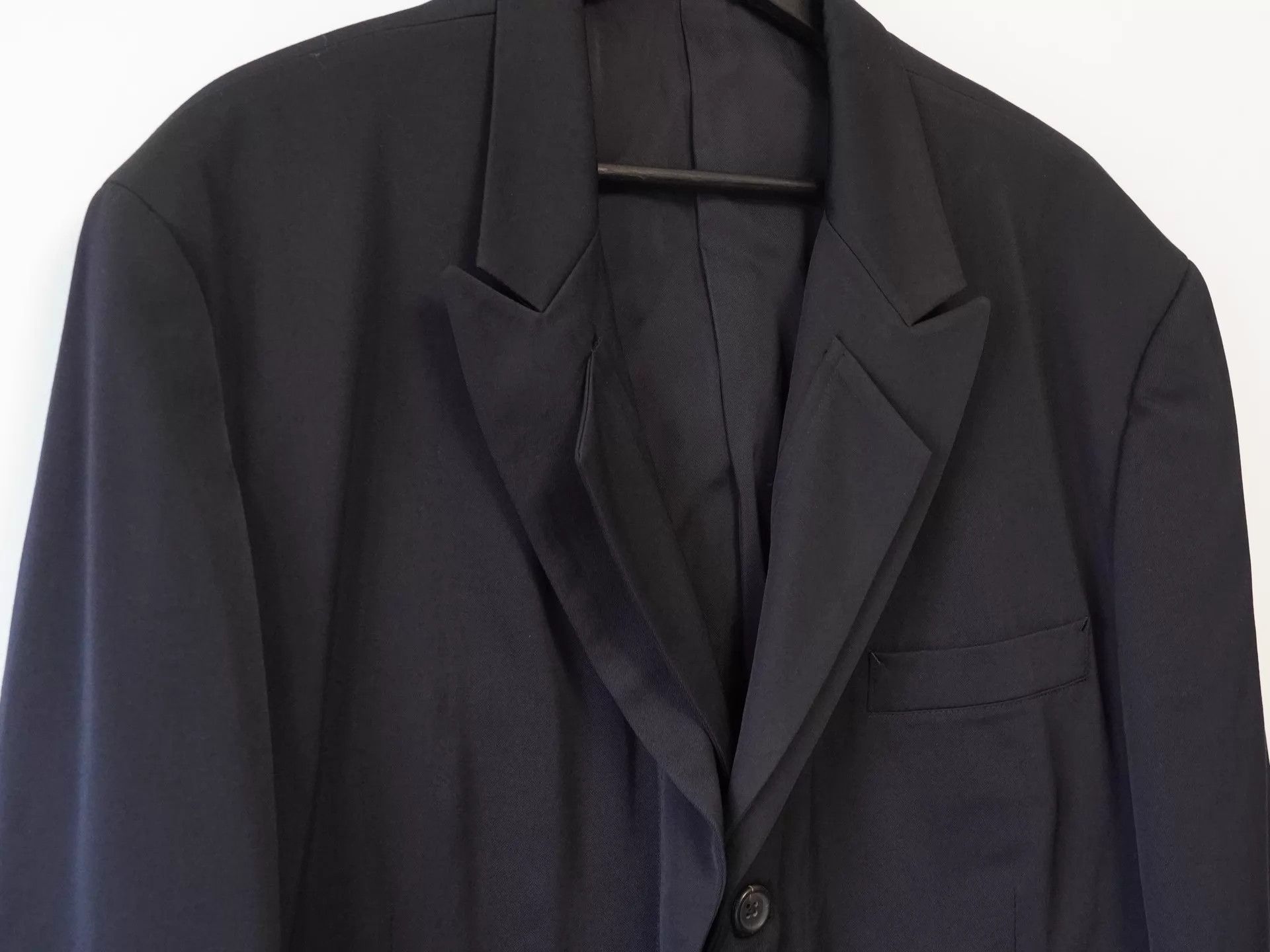 Yohji Yamamoto Yohji Yamamoto 1995AW Rokumeikan Double Collar Jkt Navy M Size US M / EU 48-50 / 2 - 5 Thumbnail