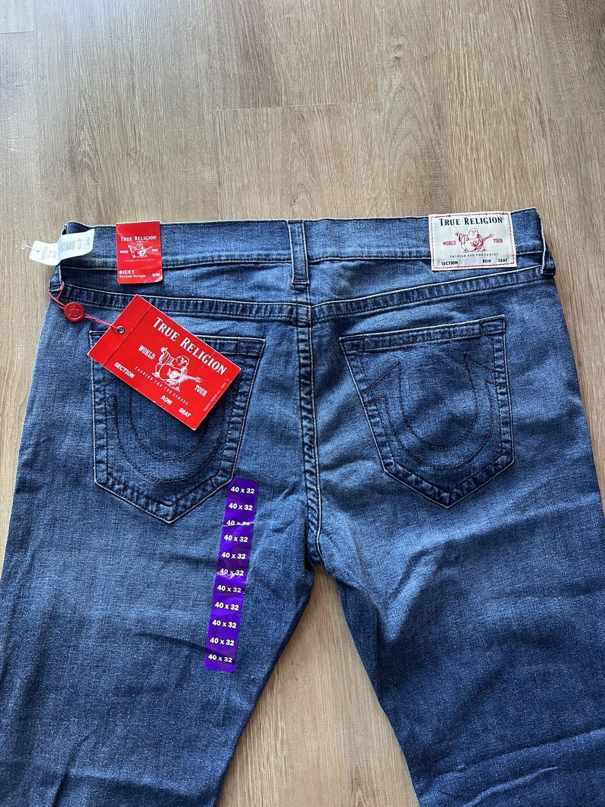 True Religion True Religion Ricky Relaxed Straight Pants Size US 40 / EU 56 - 2 Thumbnail