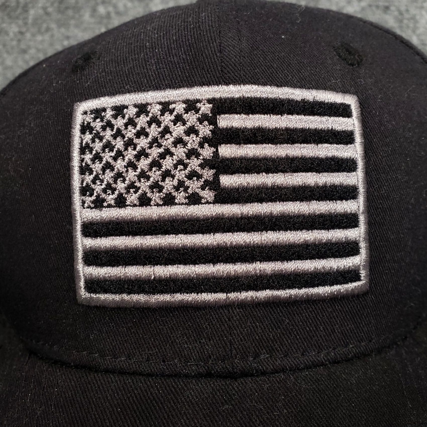 Vintage Rapdom Hat Mens One Size Black Operator Cap USA Embroidered Tactical Outdoor Snapback Adjustable Baseball Hat Size ONE SIZE - 7 Thumbnail