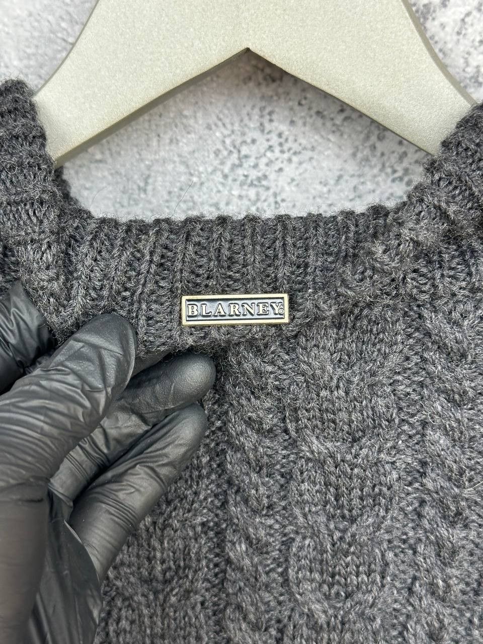 Vintage Blarney Woollen Mills Aran Full Zip Sweater Wool Knit Size US XL / EU 56 / 4 - 11 Thumbnail