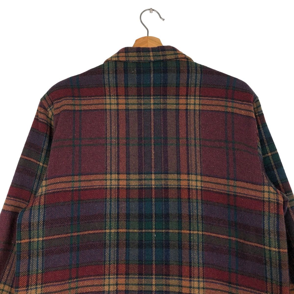 Issey Miyake 🔥Vintage Wool Work Chore Jacket Talbots Japan Tartan Design Size US S / EU 44-46 / 1 - 9 Thumbnail