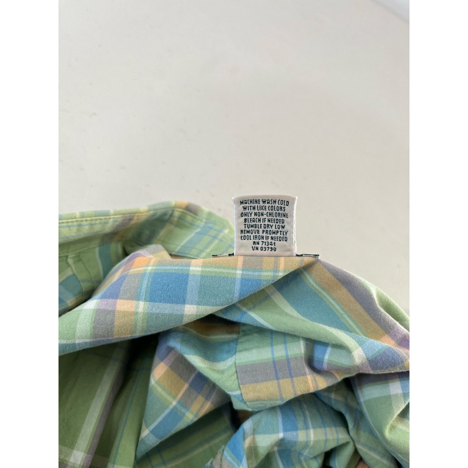L.L. Bean LL Bean Shirt Mens Large green Short Sleeve Button Down Size US L / EU 52-54 / 3 - 4 Thumbnail