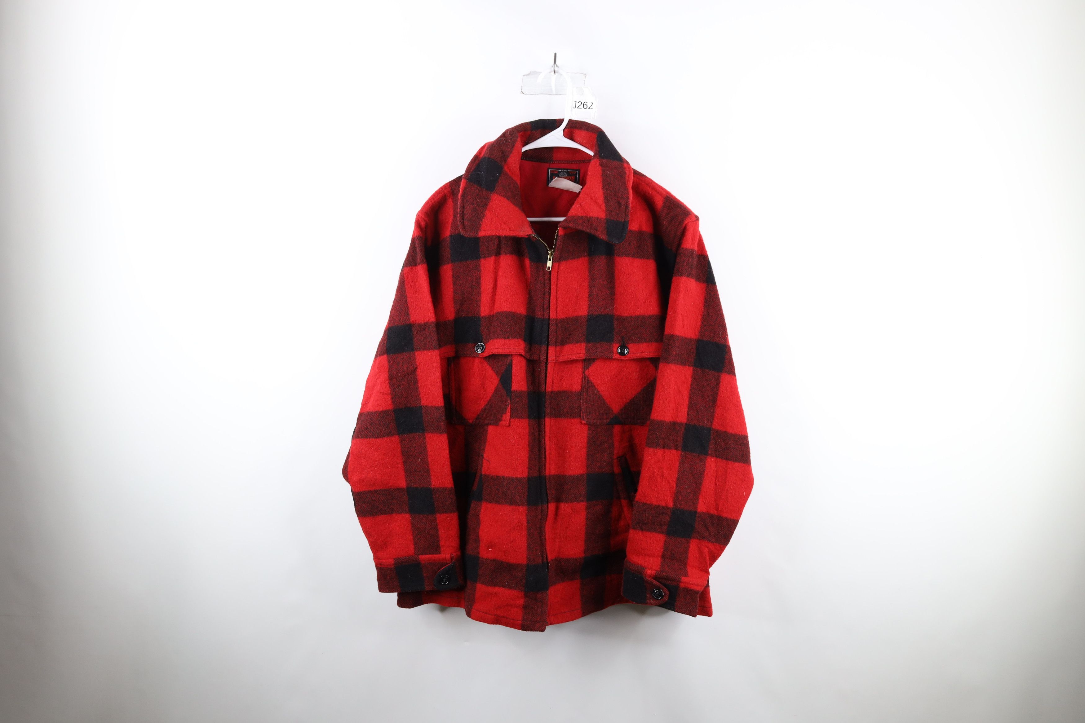 Image of Vintage 90's Streetwear Mackinaw Jacket Buffalo Plaid Usa, Men's (Size 2XL)