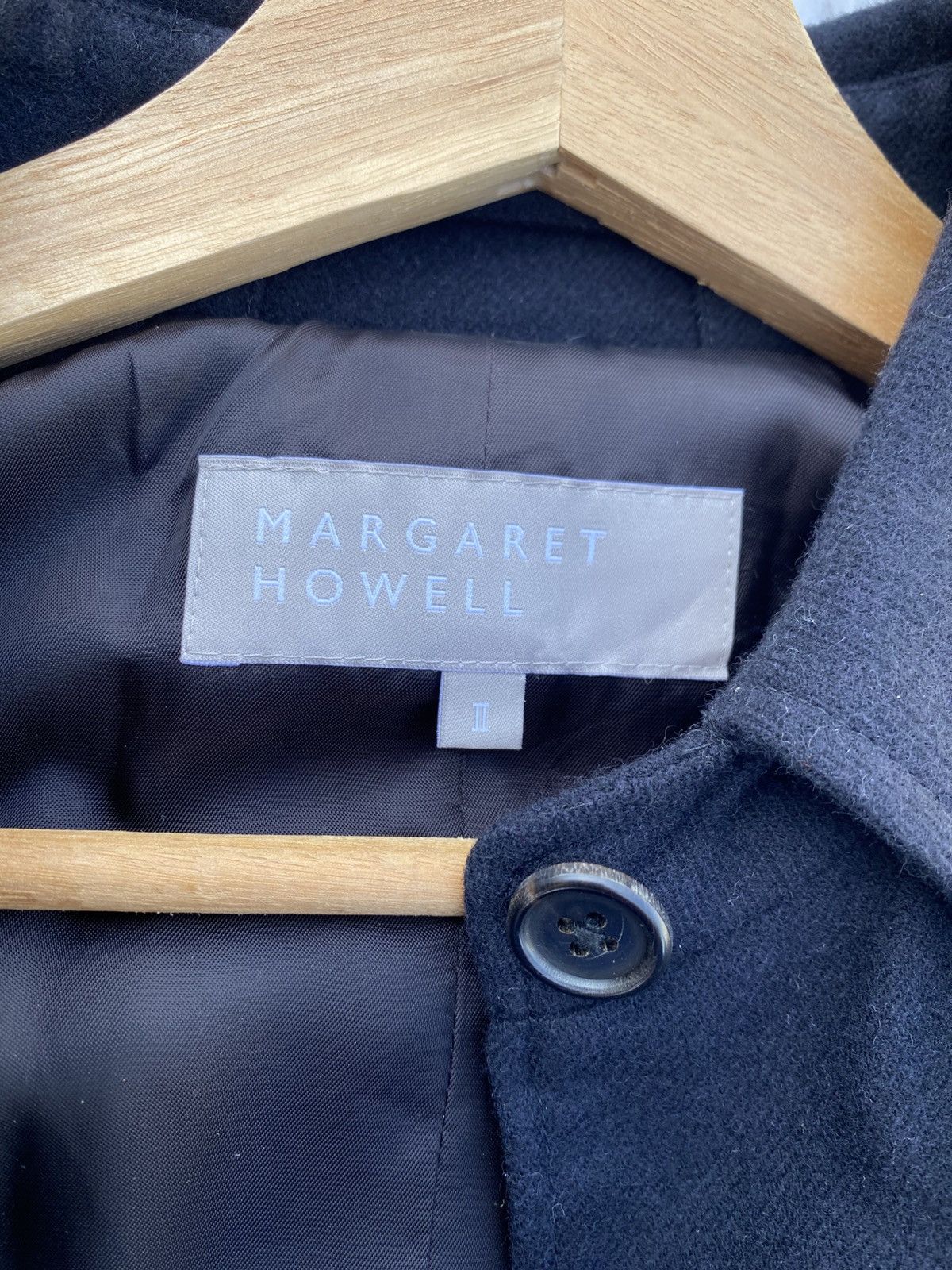 Margaret Howell Rare Vintage Margaret Howell Long Wool Coat Size L / US 10 / IT 46 - 11 Thumbnail