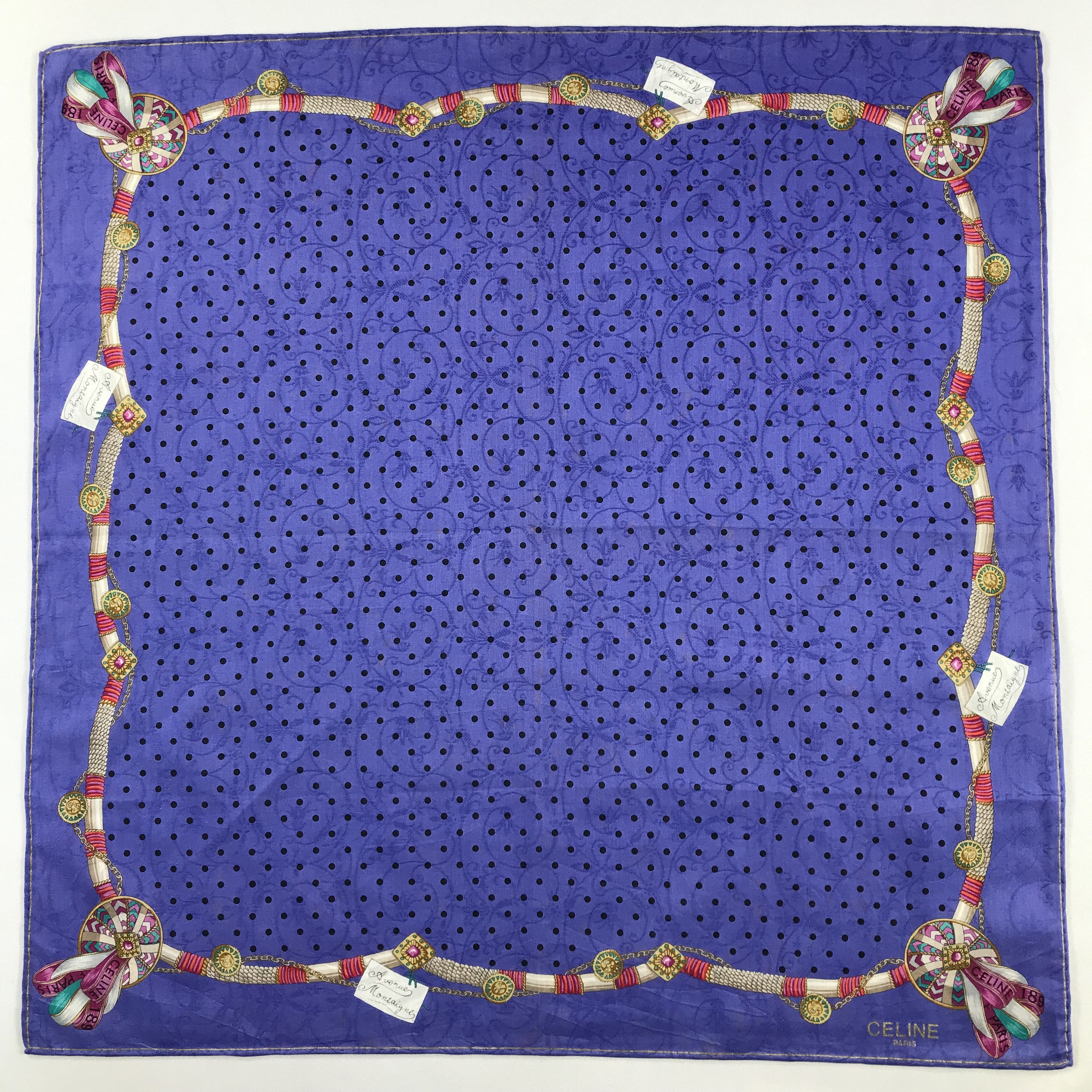Celine Celine Handkerchief / Bandana / Neckerchief C595 Size ONE SIZE - 3 Thumbnail