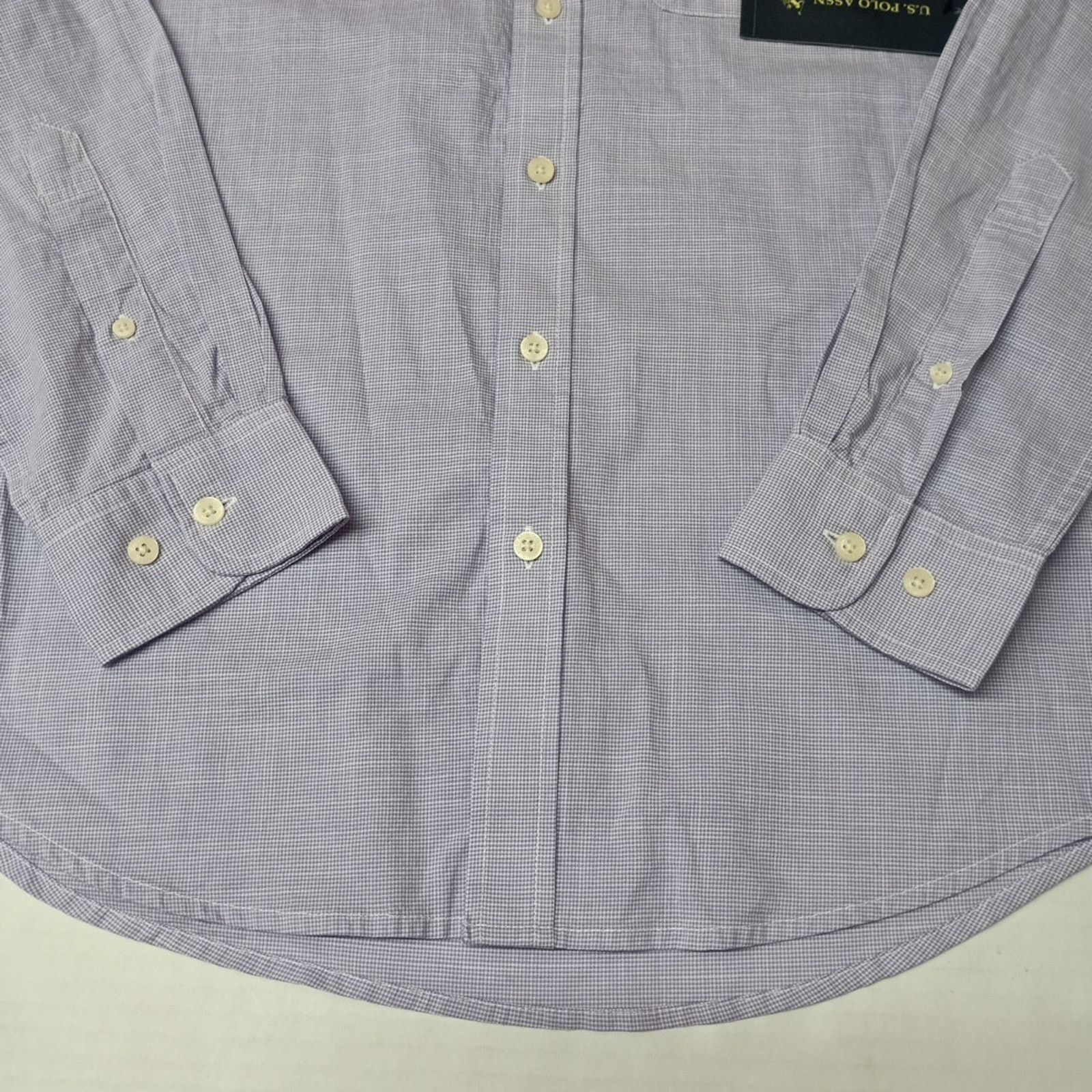 U.S. Polo Assn. U.S. Polo Assn. Button Woven Shirt Men's S Violet Checkered Size US S / EU 44-46 / 1 - 2 Thumbnail