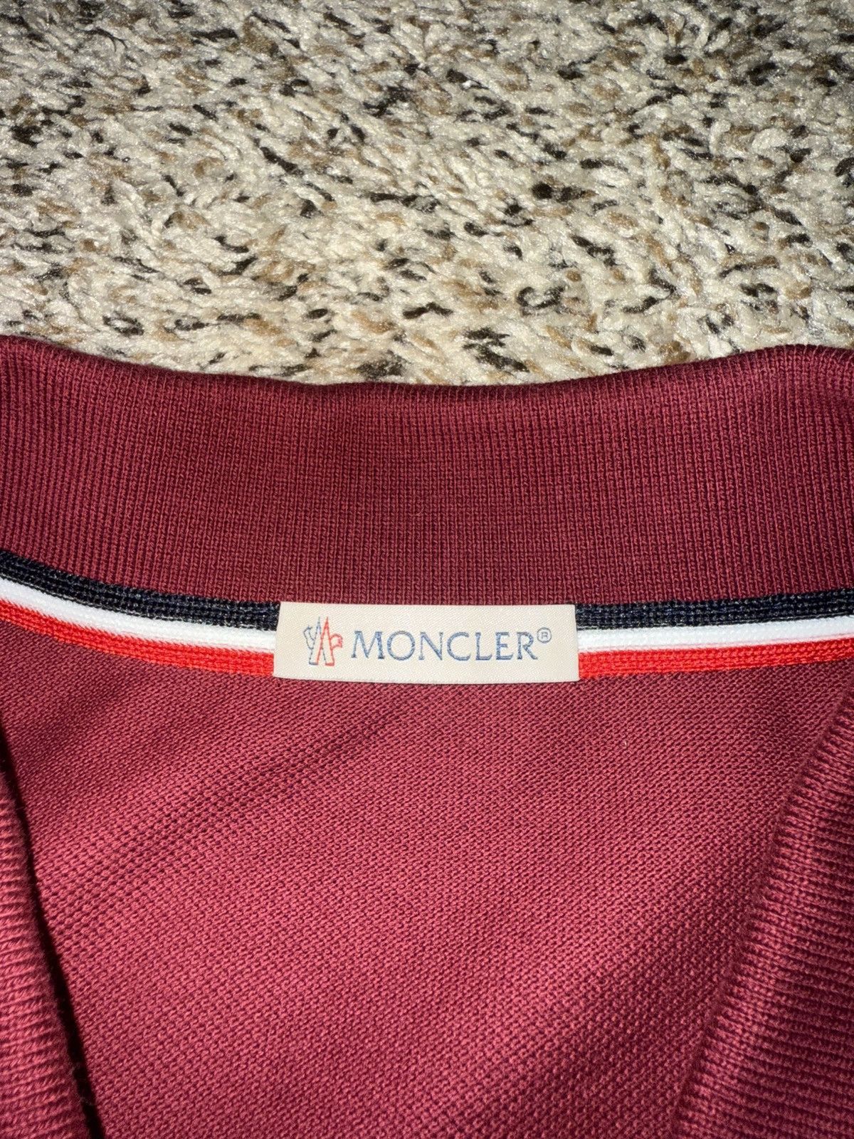 Moncler Tricolor-Trimmed Cotton Piquet Polo Shirt Size US M / EU 48-50 / 2 - 4 Thumbnail