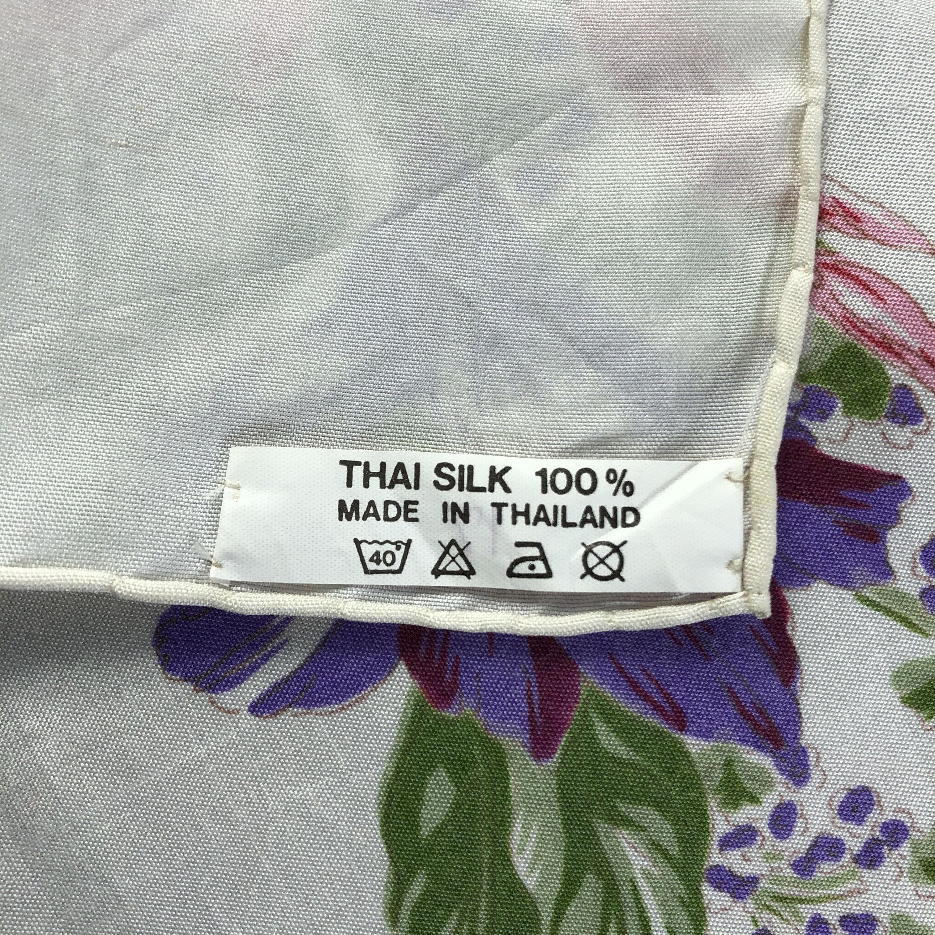Vintage Vintage Silk Scarf Size ONE SIZE - 5 Thumbnail