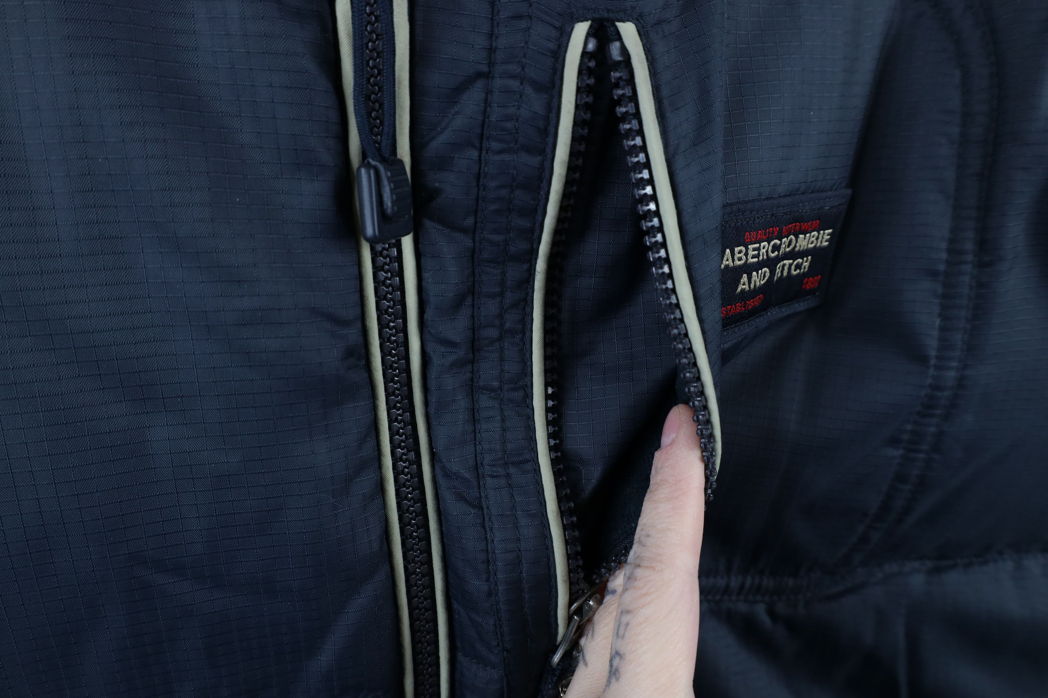 Abercrombie & Fitch × Vintage Vintage 90s Y2K Abercrombie & Fitch Reversible Puffer Jacket Size US XL / EU 56 / 4 - 16 Thumbnail