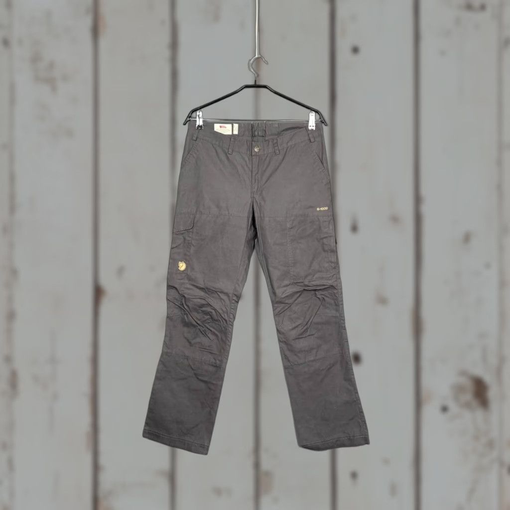 Vintage Fjallraven Womens Cargo Pants Size 38 Gray Polyester Straight Leg Belt Loop Size 26" / US 2 / IT 38 - 1 Thumbnail
