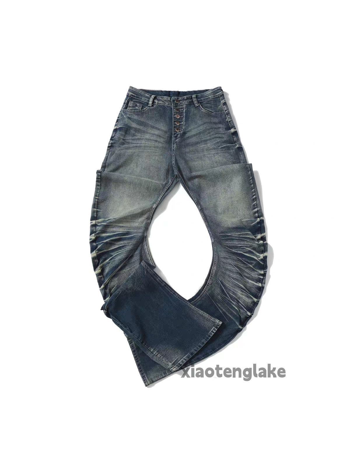 Jean zx vintage faded number nine junyawatanabe style jeans Size US 36 / EU 52 - 2 Thumbnail