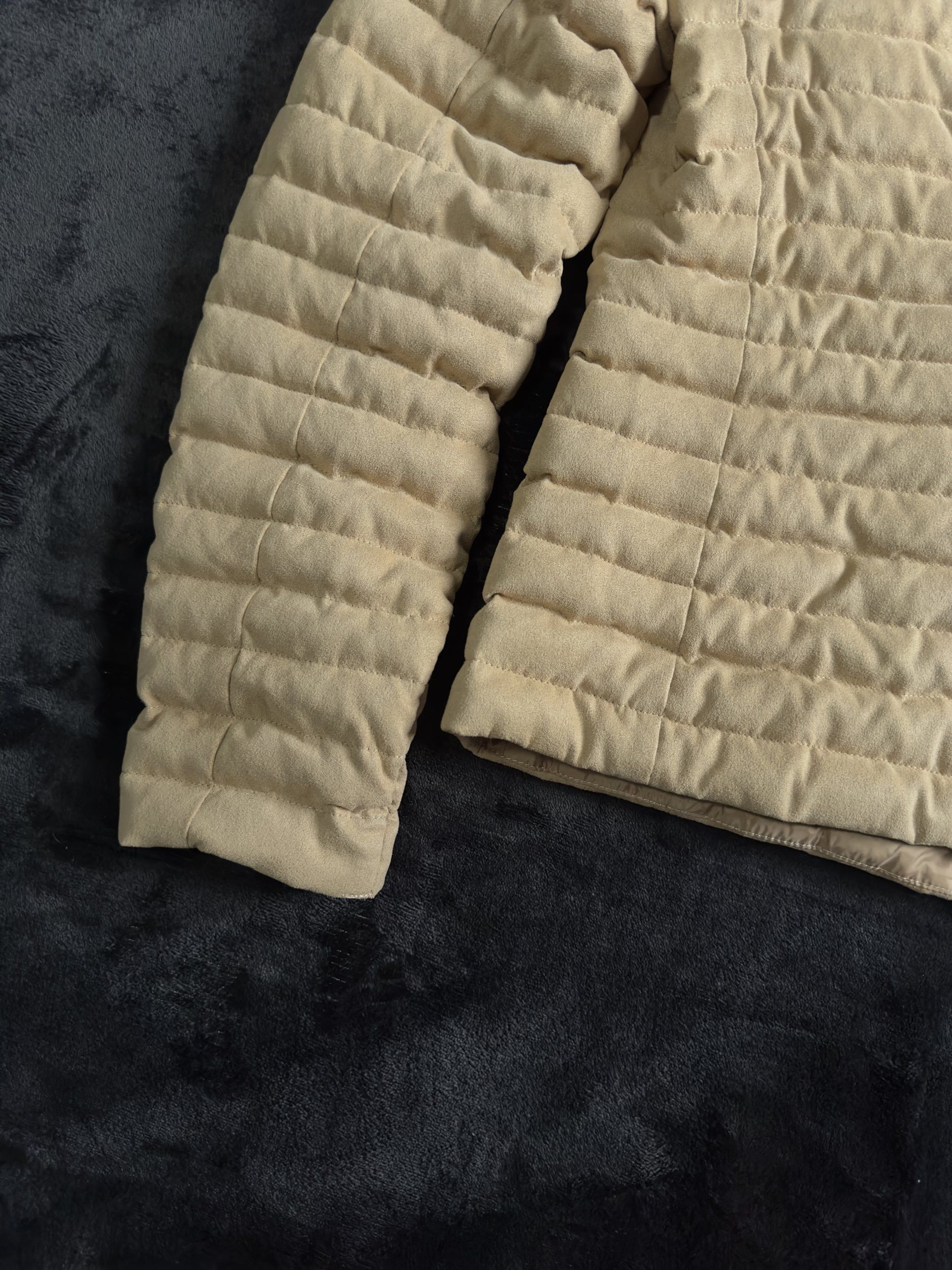 Peuterey Peuterey Quilted Down Suede Jacket Beige Size M / US 6-8 / IT 42-44 - 13 Thumbnail