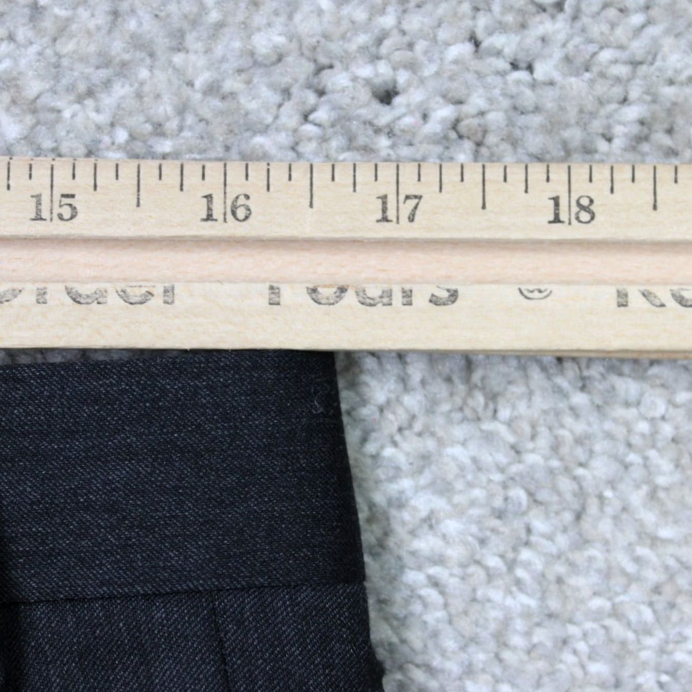 Jos. A. Bank Jos. A. Bank Dress Pants Mens 34x30 Black Tailored Fit 100% Wool Regular Straight Front Dress Pants Mens Black Wool 34x30 Size US 34 / EU 50 - 7 Thumbnail
