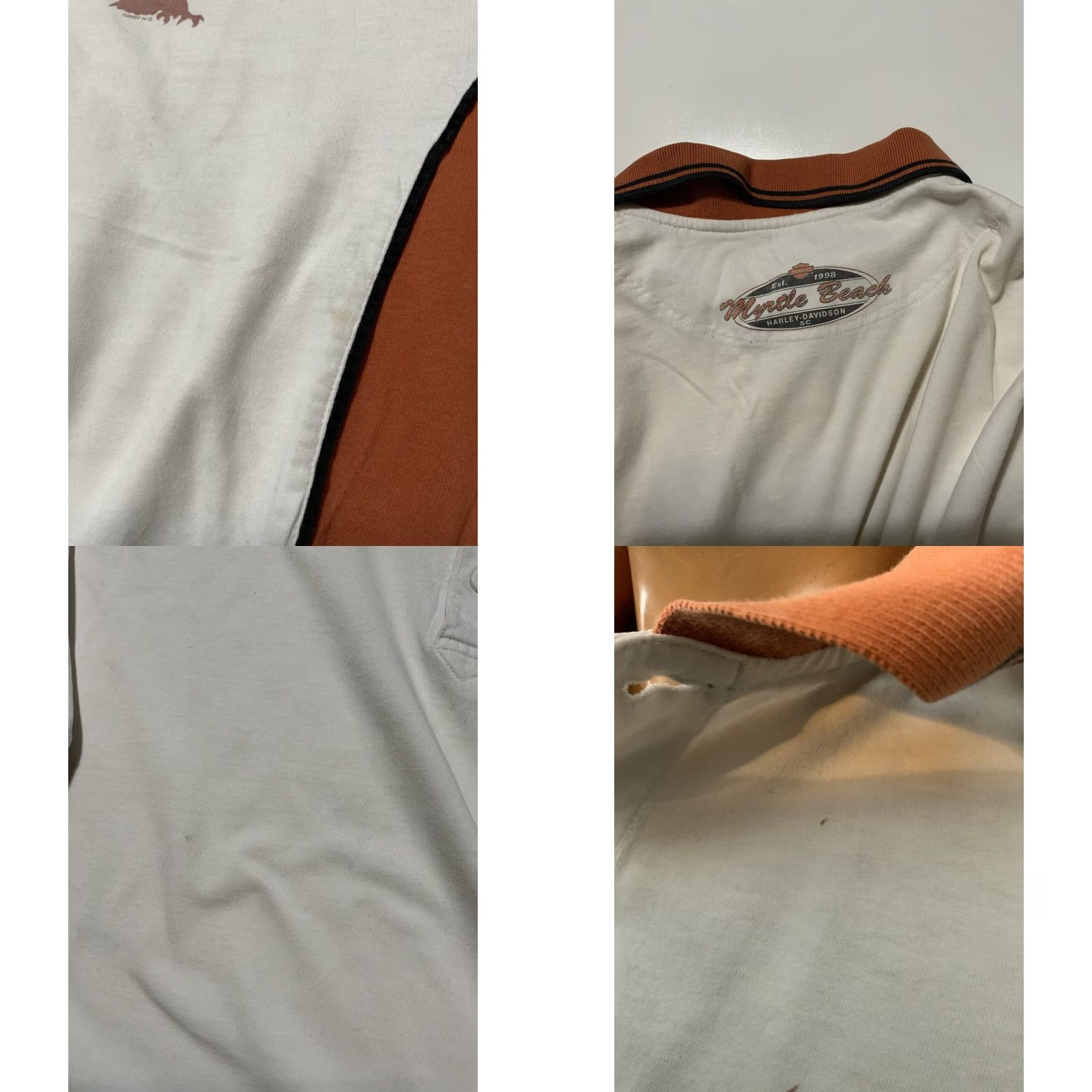 Harley Davidson Harley-Davidson Polo Shirt Sz.L Biker Myrtle Beach Motorcycles Eagle 2007 Collared Shirt Multicolor Mens Size US L / EU 52-54 / 3 - 8 Thumbnail