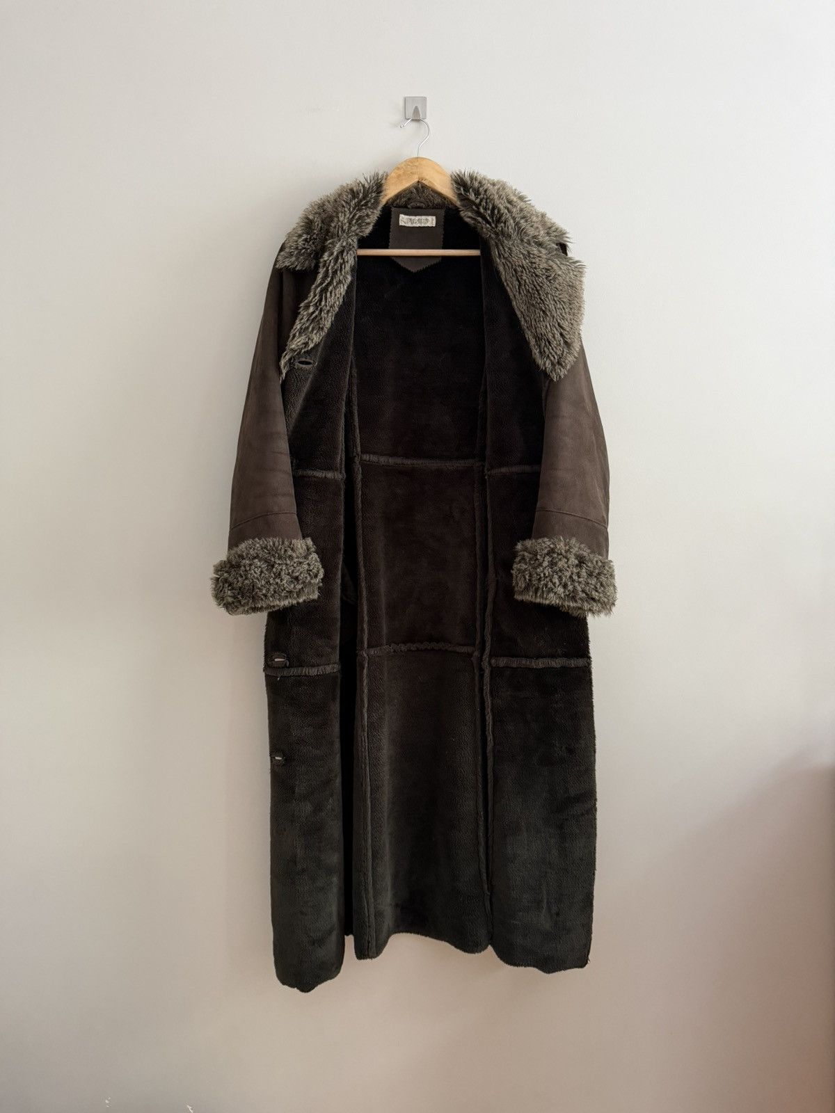 Balmain Vintage Penny Lane Balmain Long Shearling Coat Brown Size S / US 4 / IT 40 - 2 Thumbnail