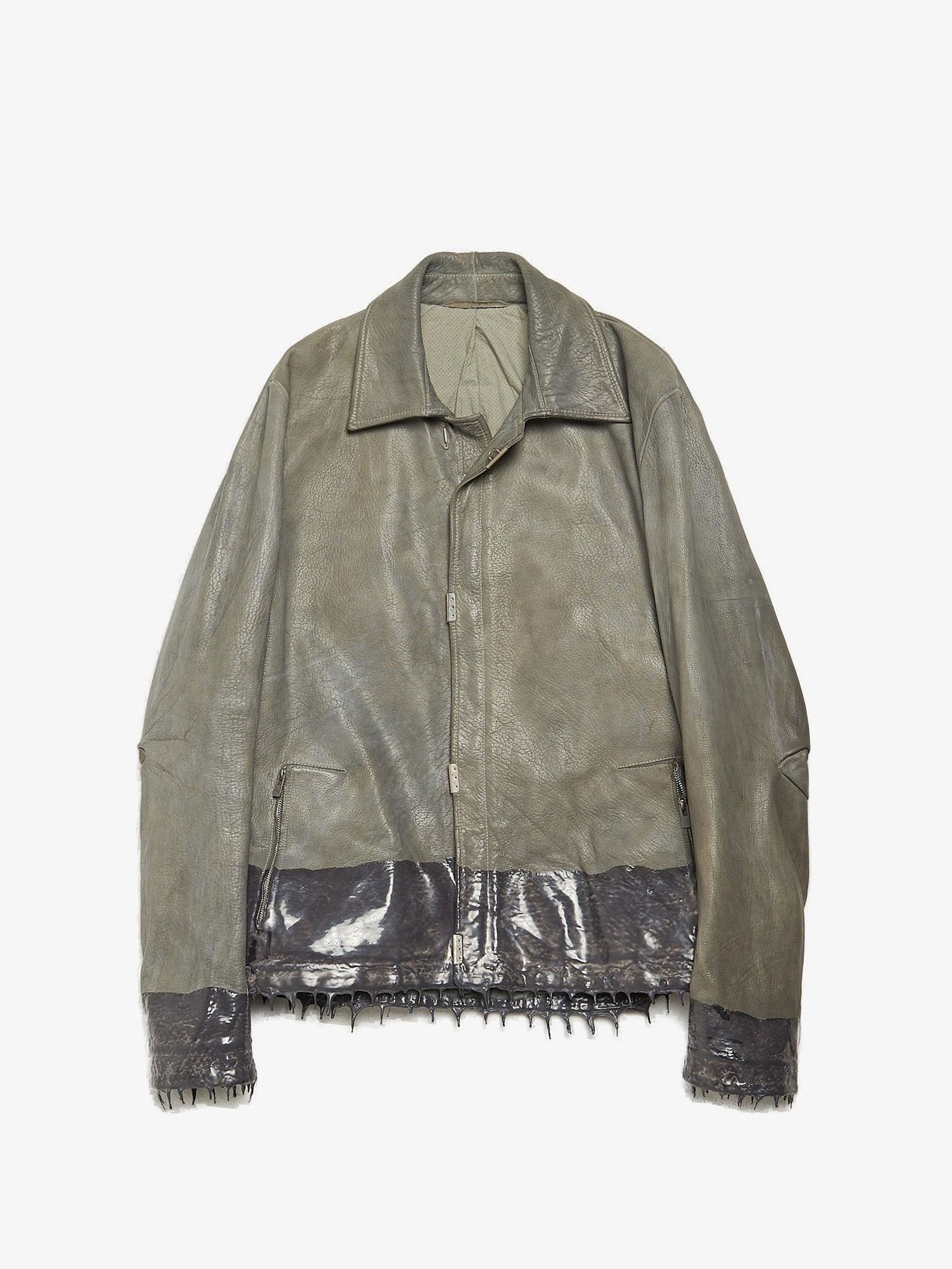 ジャケット・アウター CAROL CHRISTIAN POELL OVERLOCK JACKET Carol Christian Poell Overlock Horsehide Single Leather