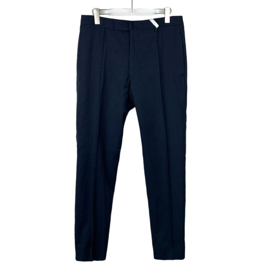 Dior Dior Mens Navy Blue Virgin Wool Straight-Leg Suit Trousers 4 Size US 32 / EU 48 - 1 Thumbnail