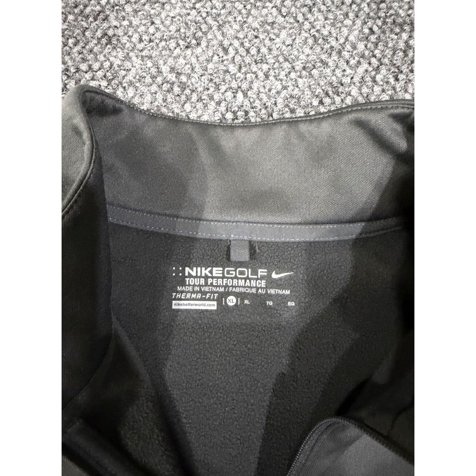 Nike Nike Golf Therma-FIT Pullover Jacket Mens XL Gray 1/4 Zip Tour Performance Size US XL / EU 56 / 4 - 5 Thumbnail