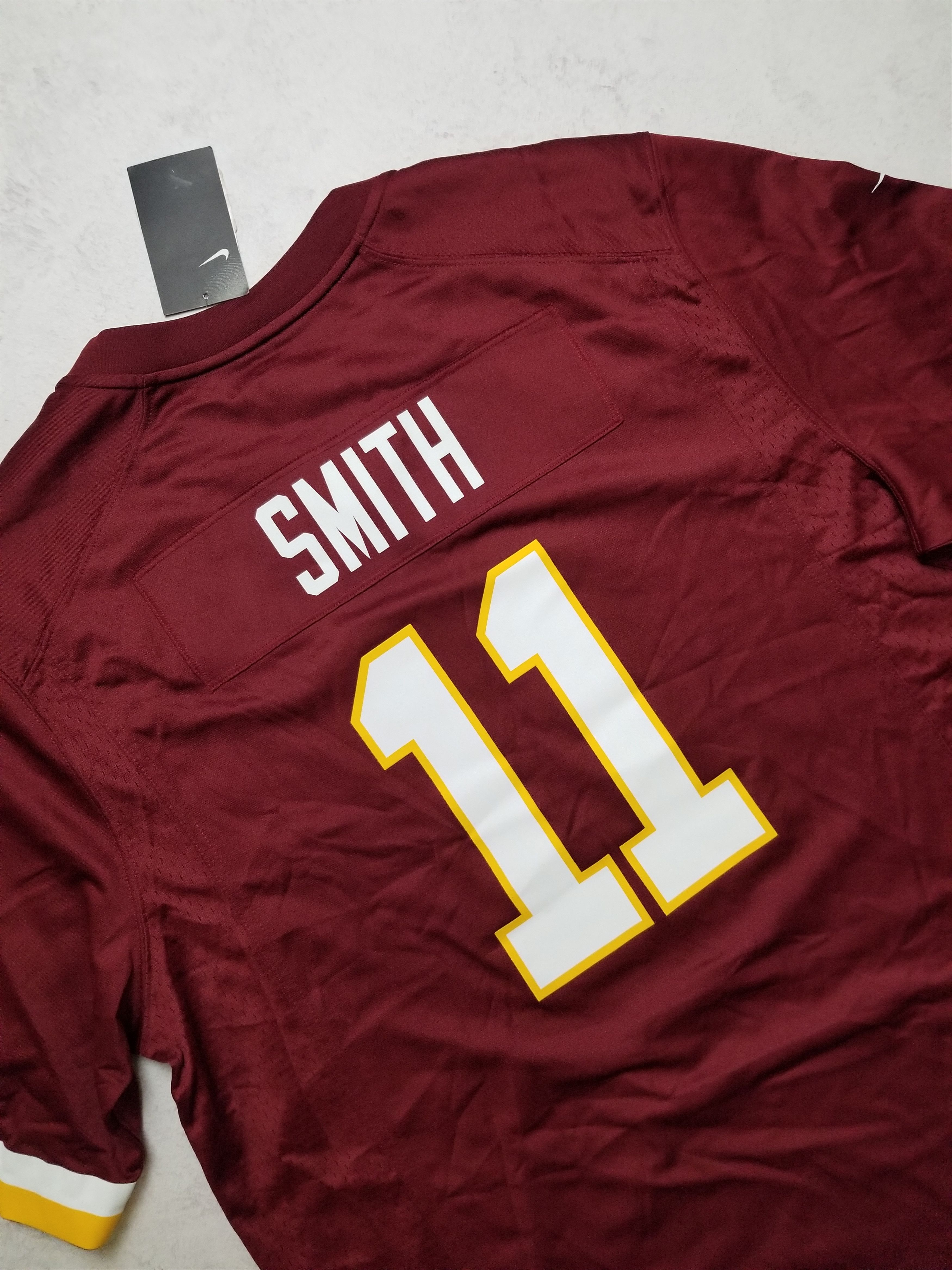 Nike Nike Washington Redskins Alex Smith #11 Burgundy NFL Jersey Size US XL / EU 56 / 4 - 5 Thumbnail