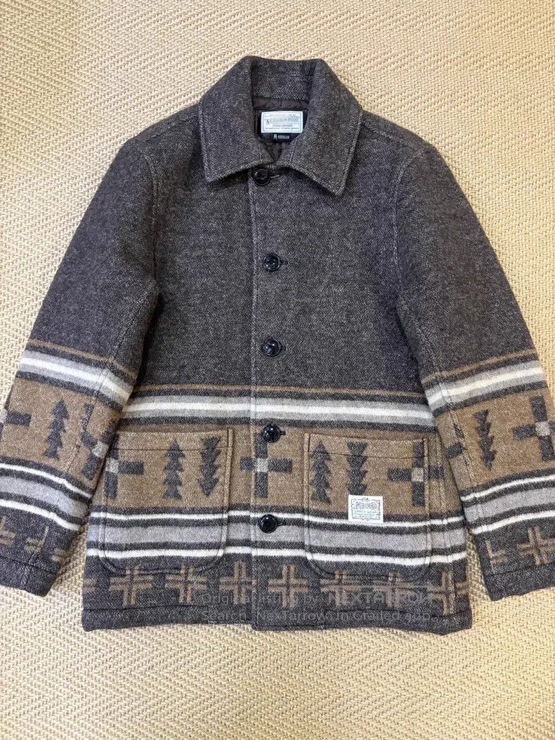 Neighborhood Wool Tweed Coat