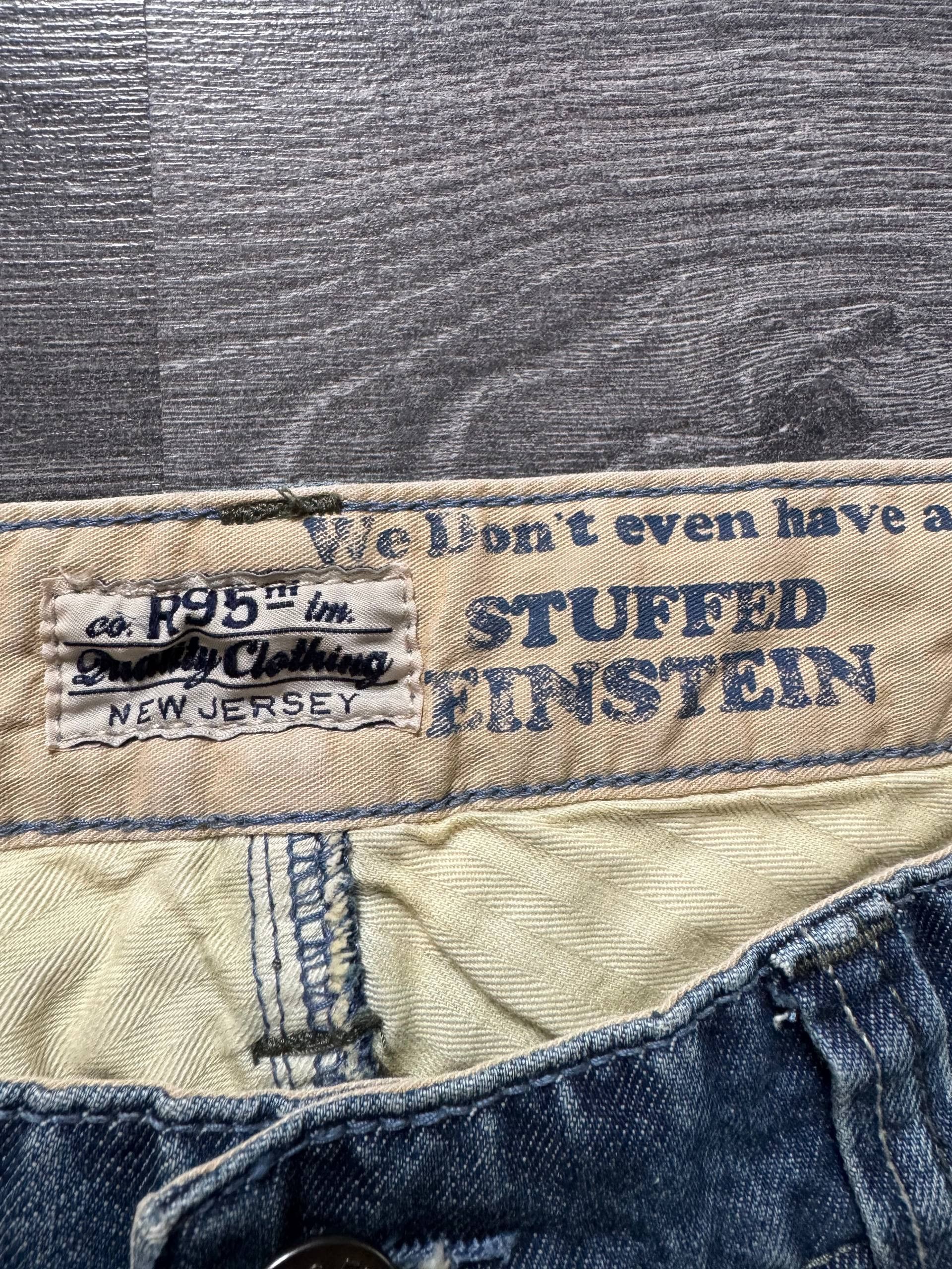 Jean Vintage Y2K Washed Denim Blue Jeans Pants Size US 33 - 8 Thumbnail