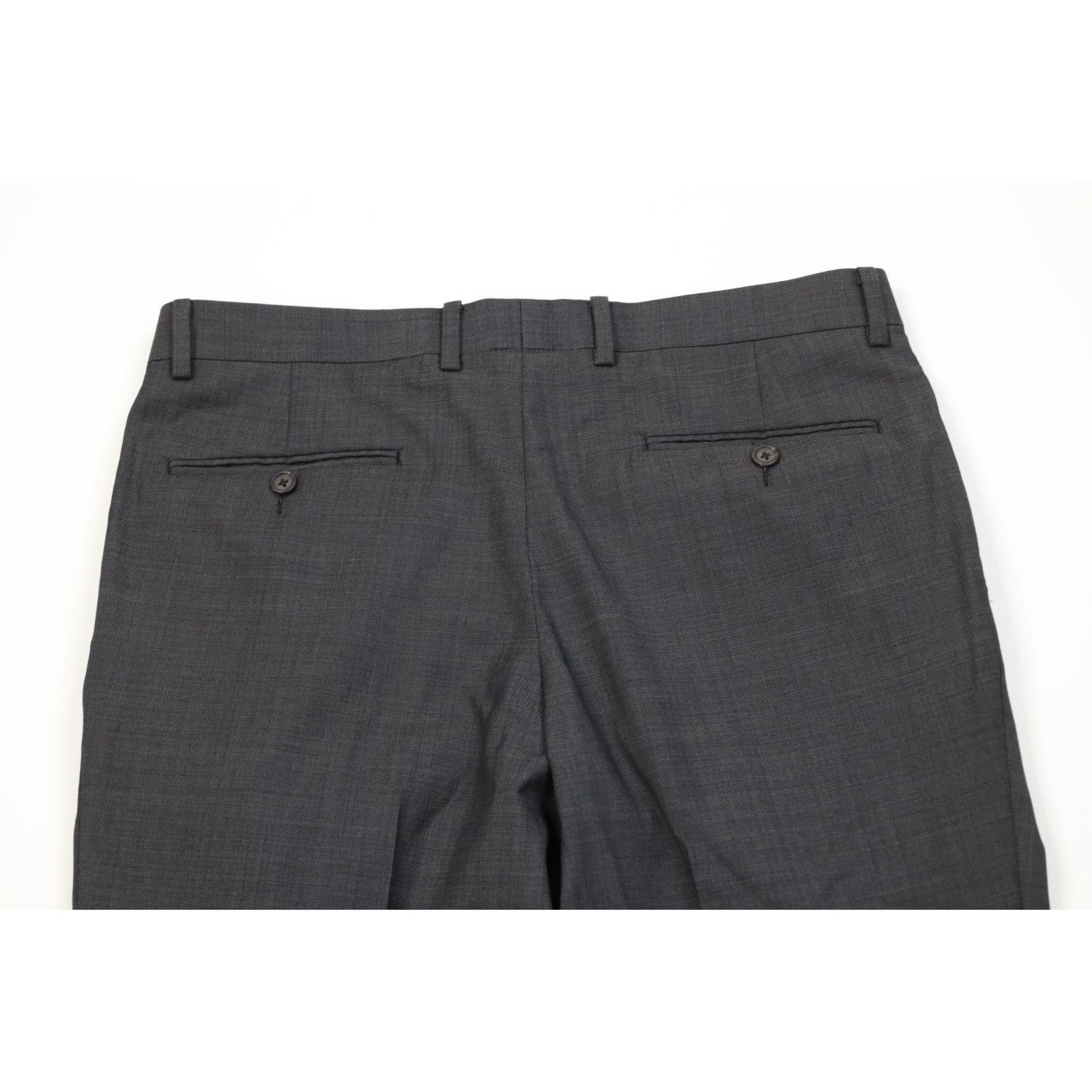 Ralph Lauren Ralph Lauren Wool 2 Piece Suit Wedding Charcoal Size 40S - 18 Thumbnail