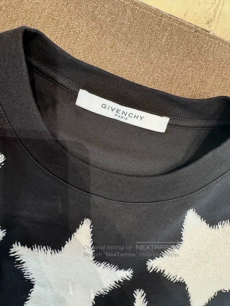 Givenchy Givenchy Black and White Starry Short Sleeve T-Shirt Size US M / EU 48-50 / 2 - 3 Thumbnail