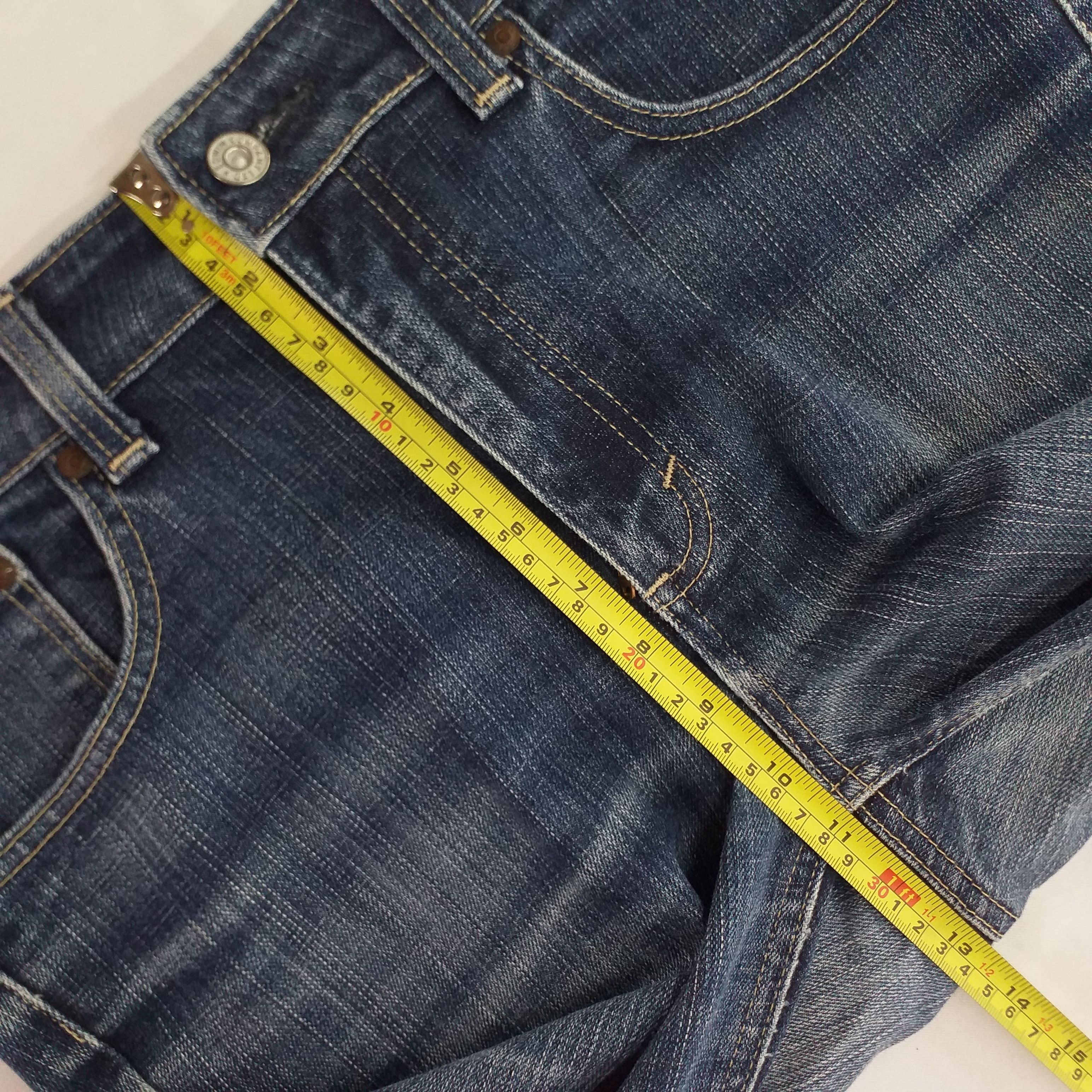 If Six Was Nine Vintage Edwin Distressed Flare Denim 31x30 -JN019 Size US 31 - 17 Thumbnail