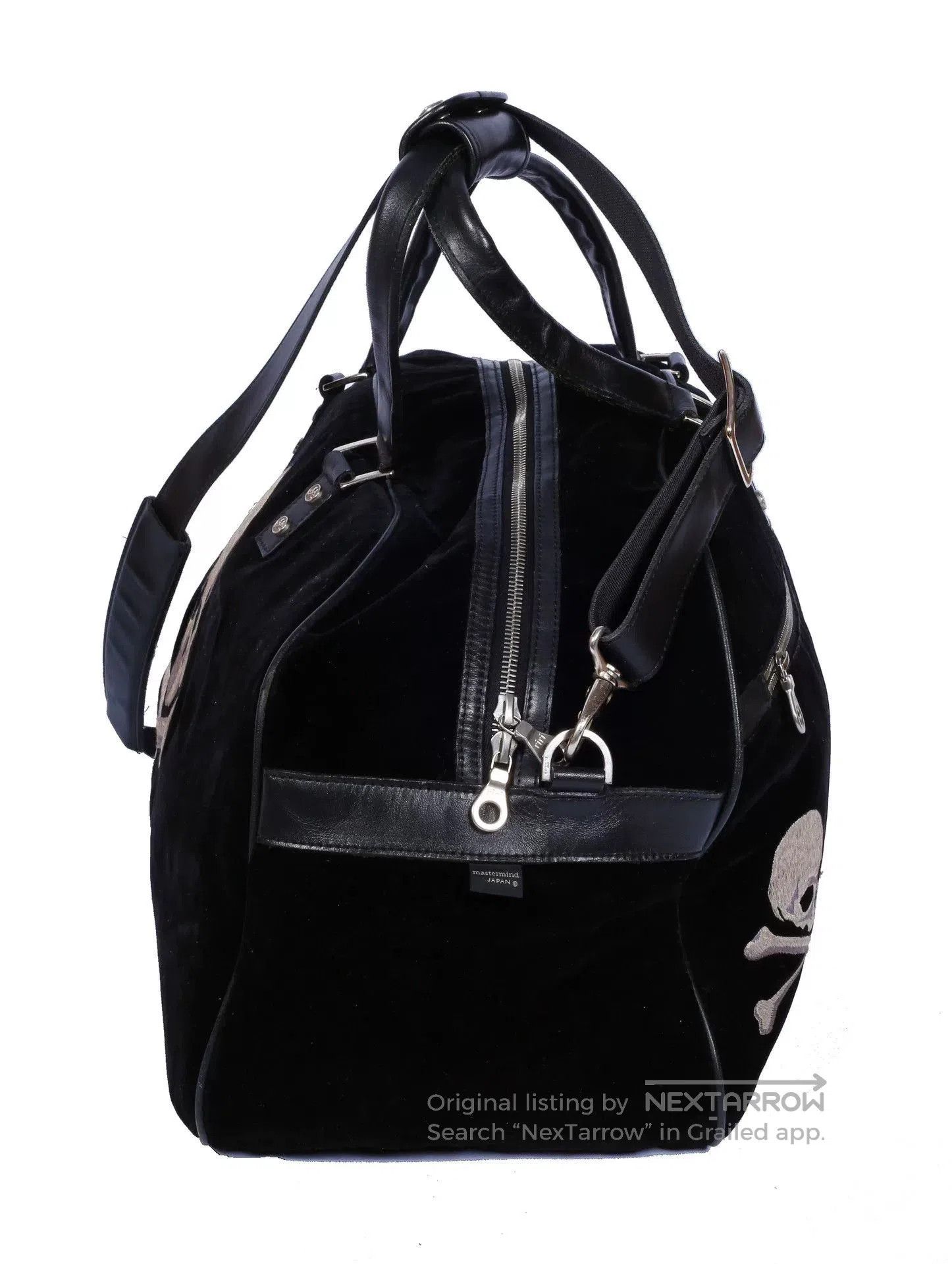 Mastermind Japan Mastermind Japan 12AW Silver Velvet Boston Bag. Size ONE SIZE - 7 Thumbnail