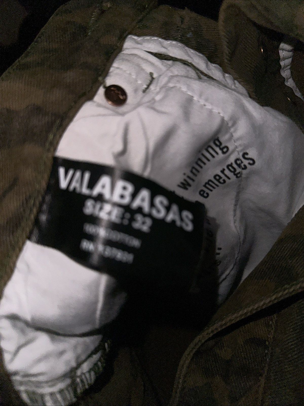 Valabasas Valabasas Denim Camo Cargo Shorts 32 Size US 32 / EU 48 - 4 Thumbnail