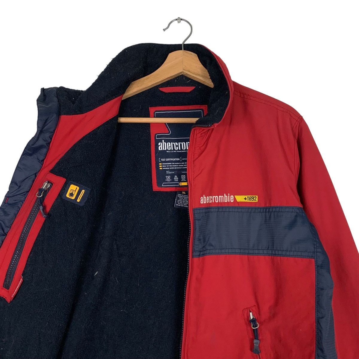 Abercrombie & Fitch ABERCROMBIE +1892 Mountain Outwear Red Jacket #0659-C30 Size US XL / EU 56 / 4 - 11 Thumbnail