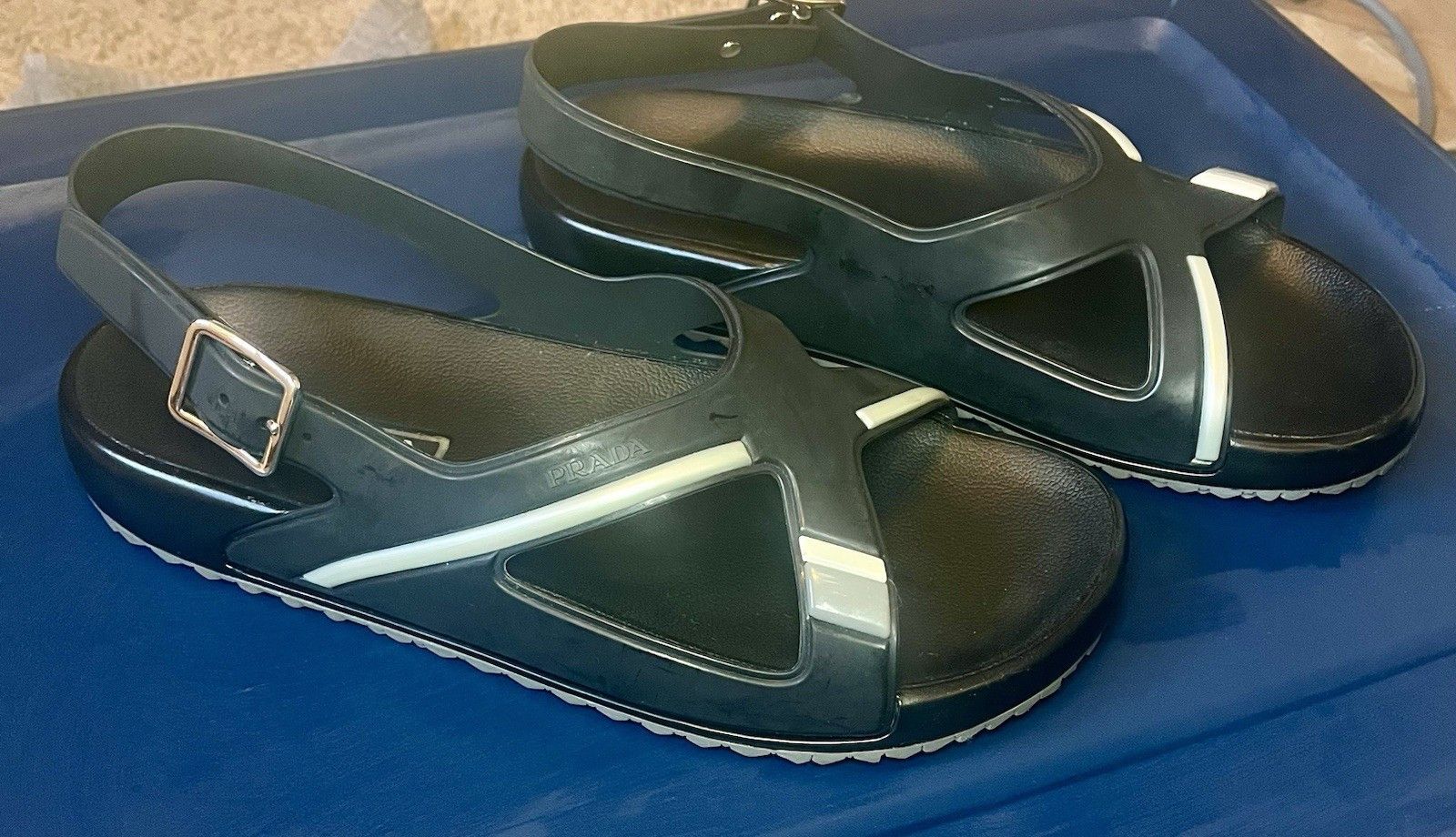 Prada Prada Spring 2017 Men's Sandals Size 7 (fits US 8-8.5) Size US 7 / EU 40 - 1 Thumbnail