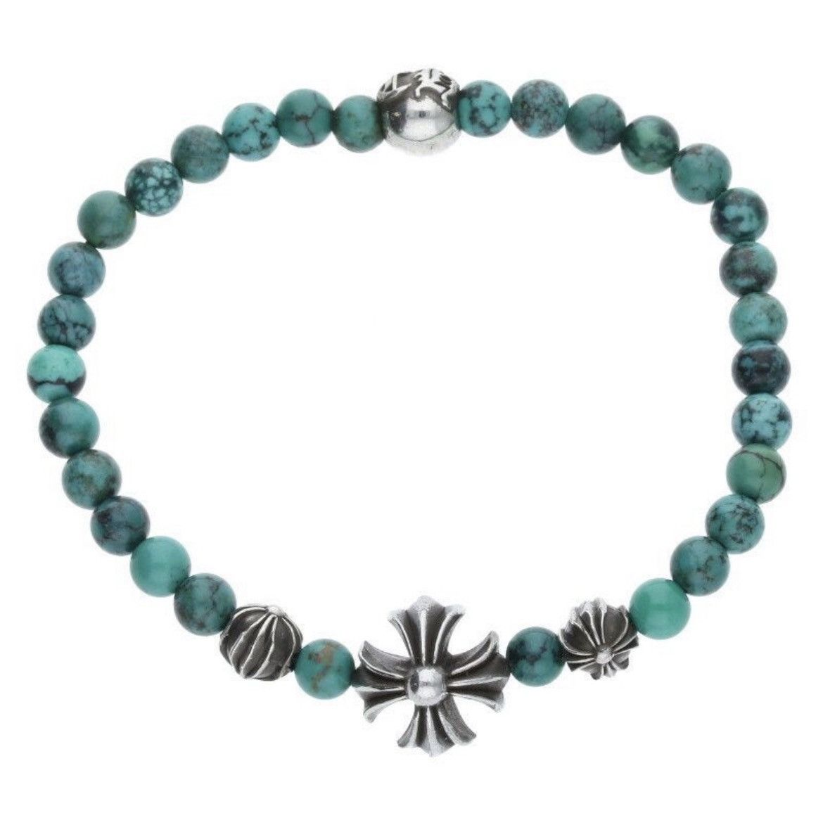 Chrome Hearts Chrome Hearts Turquoise Bead Bracelet Size ONE SIZE - 1 Thumbnail