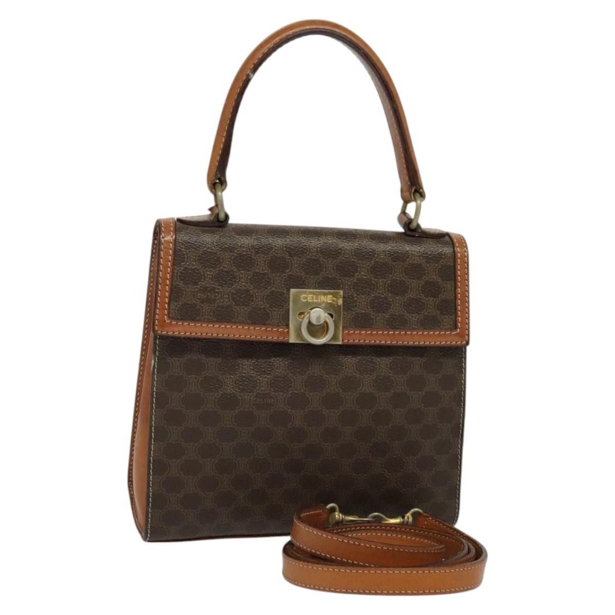 Celine Celine Triomphe vintage handbag Macadam canvas Size ONE SIZE - 1 Thumbnail
