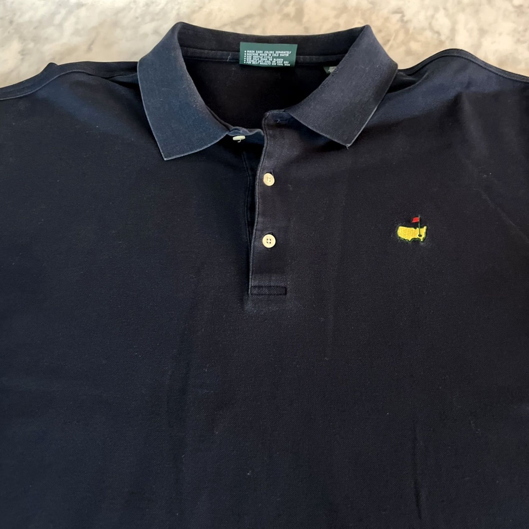 Vintage Masters Collection Logo Polo Men XL Navy Blue Polo Shirt XL Boys? Stop. Size US XL / EU 56 / 4 - 2 Thumbnail