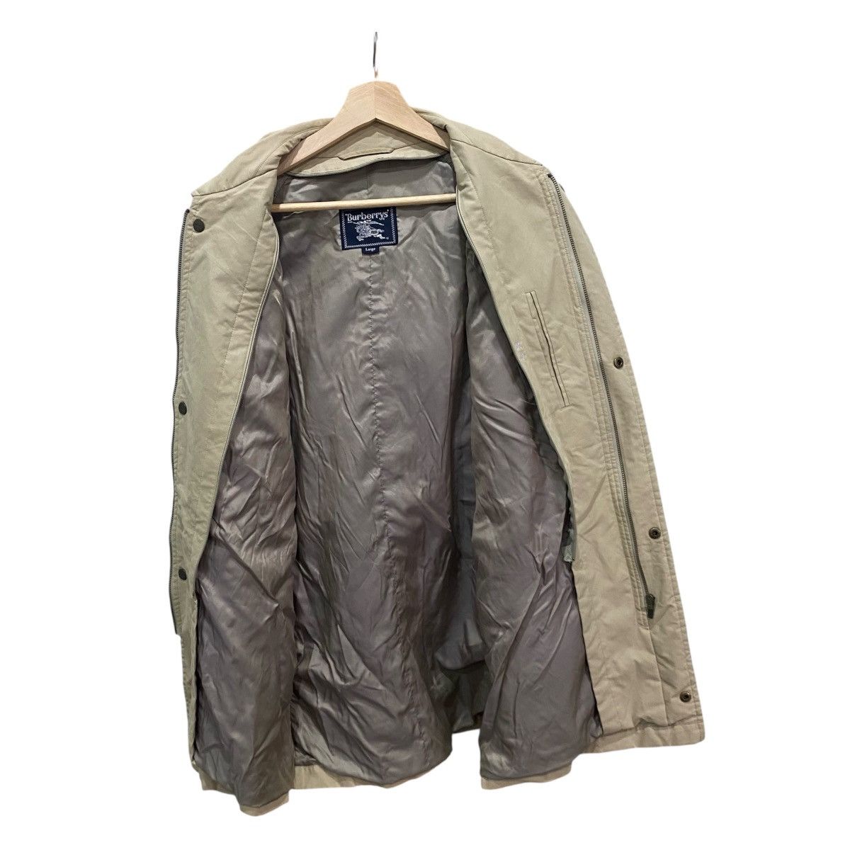 Burberry Vintage 90s Burberrys Nova Check Lined Field Jacket Coat Size US L / EU 52-54 / 3 - 3 Thumbnail