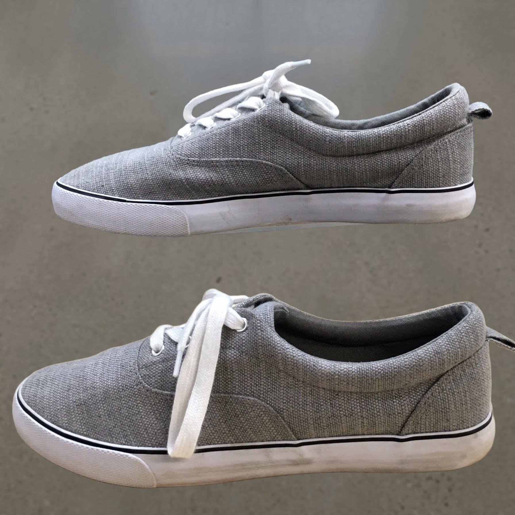 Vintage Universal Thread Shoes Womens 10 Low Top Sneakers Gray Canvas Round Toe Casual Size L / US 10 / IT 46 - 1 Thumbnail